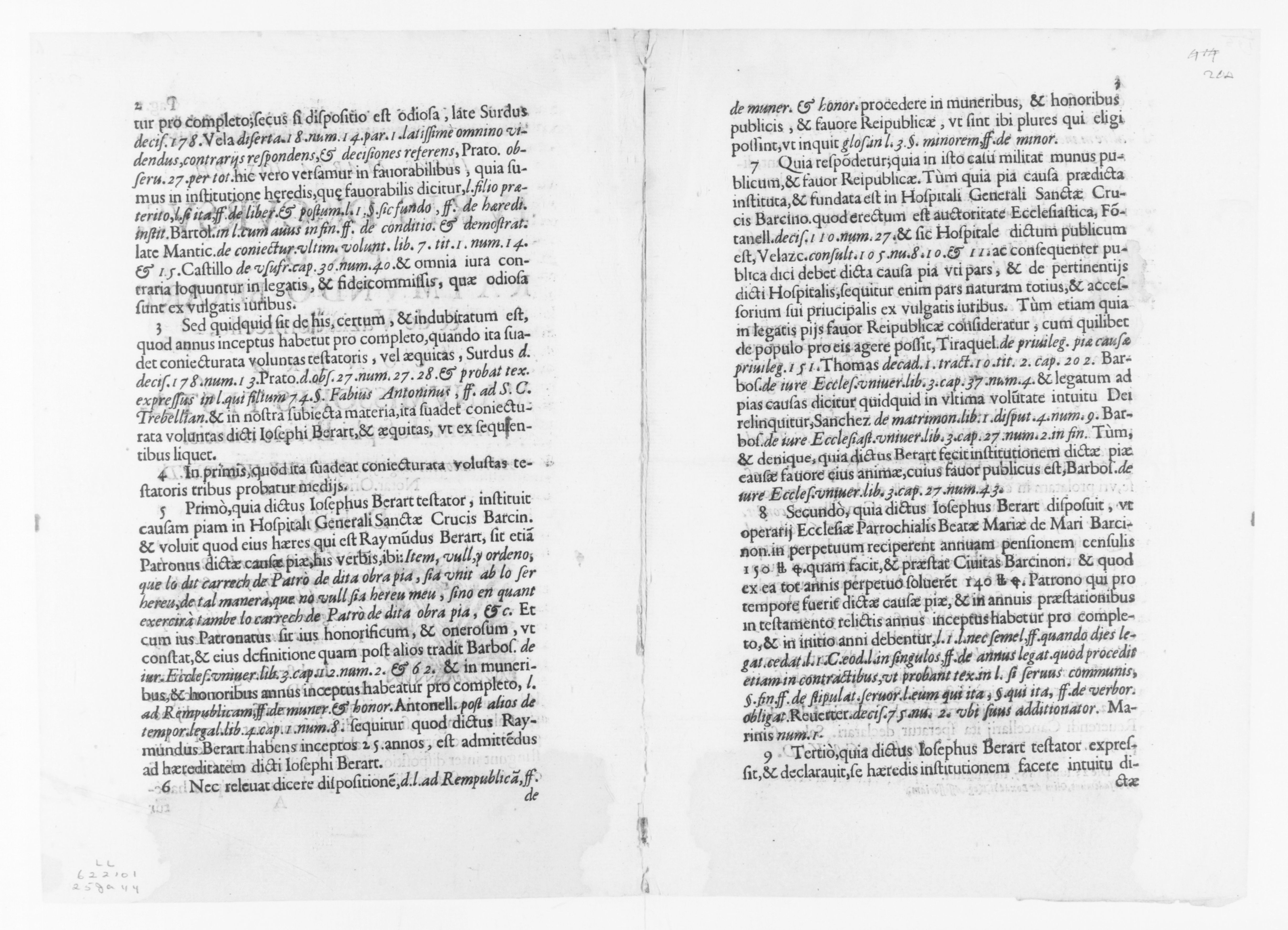 Scanned image of the current content page