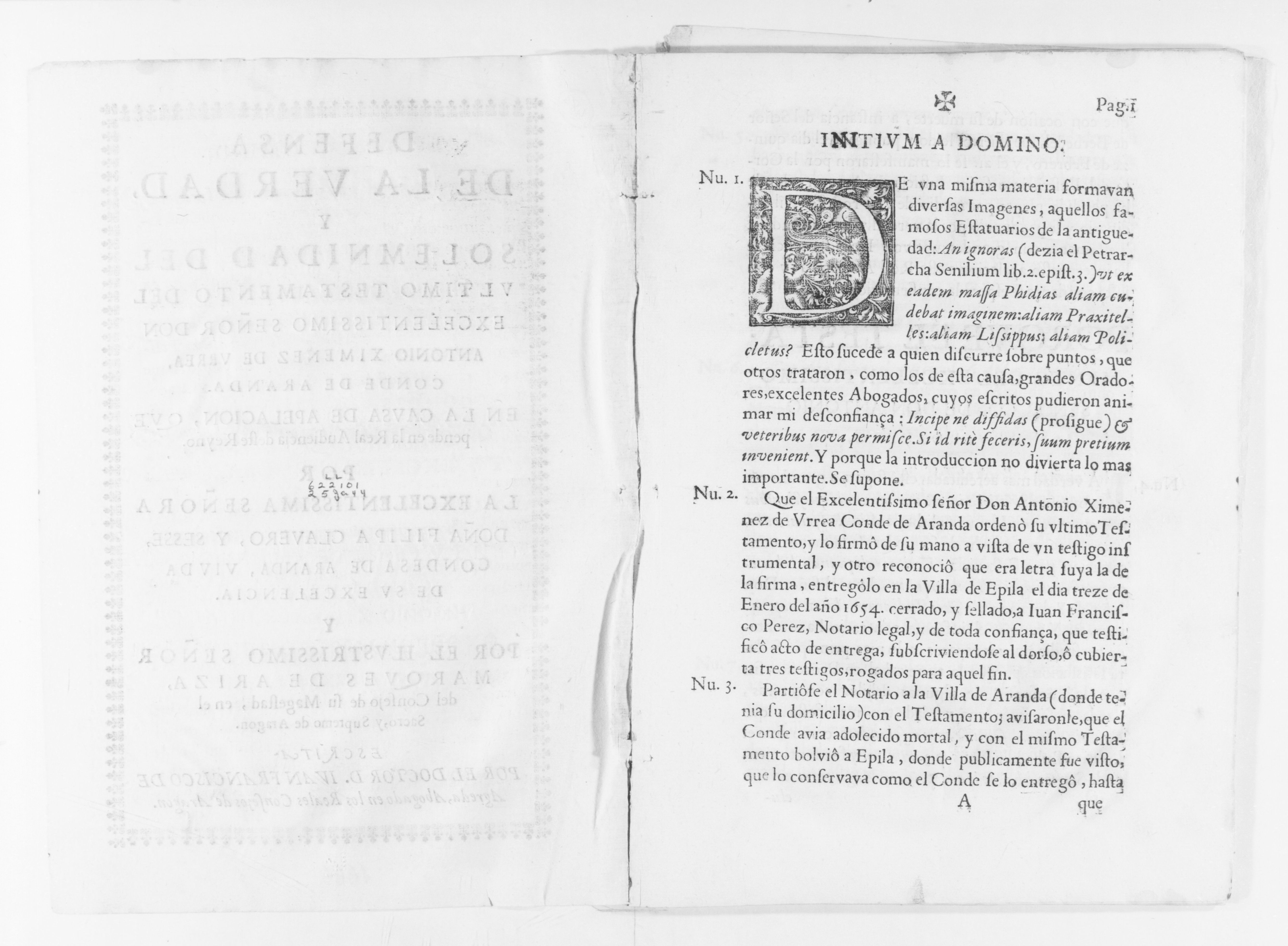 Scanned image of the current content page
