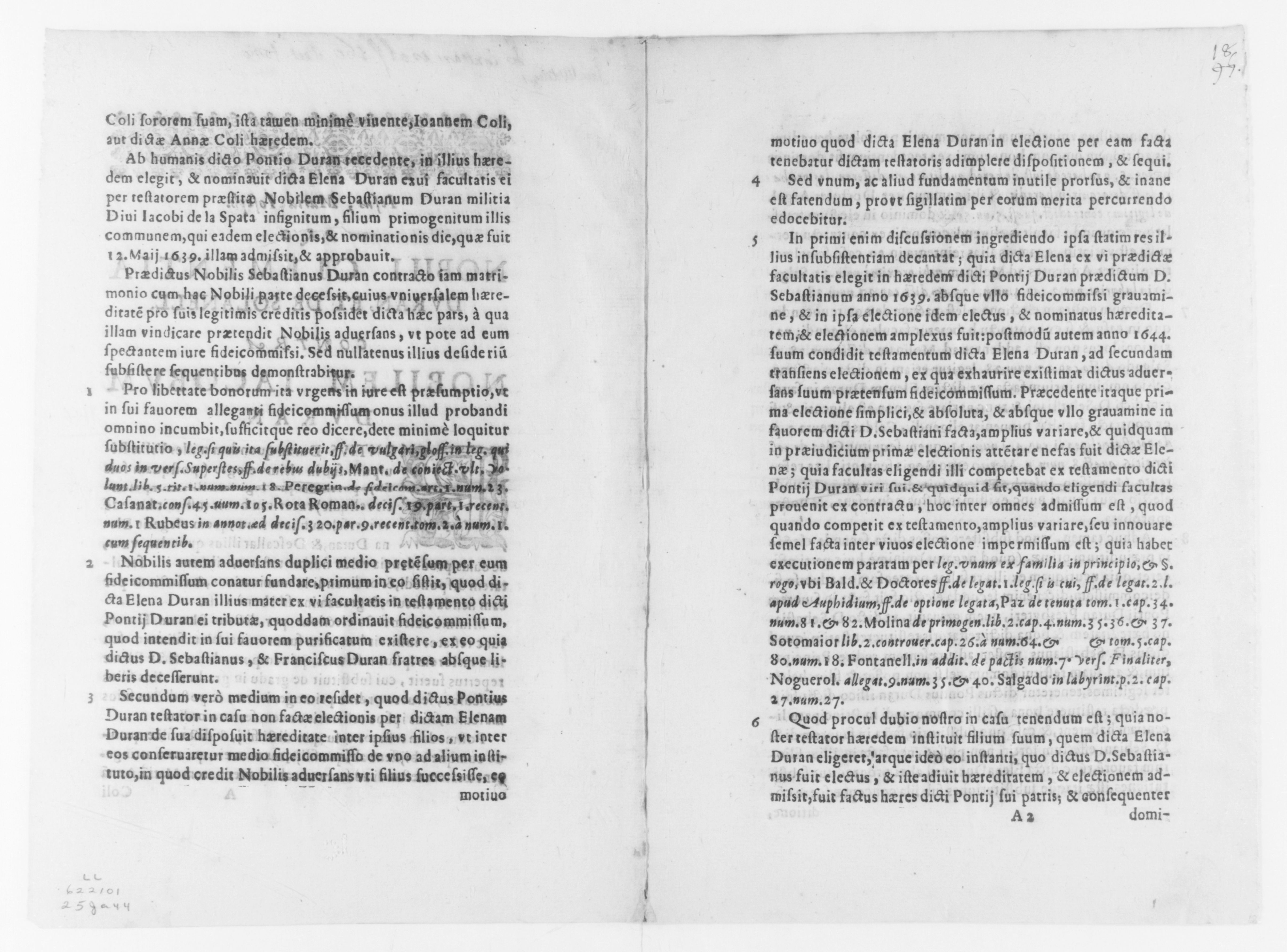 Scanned image of the current content page