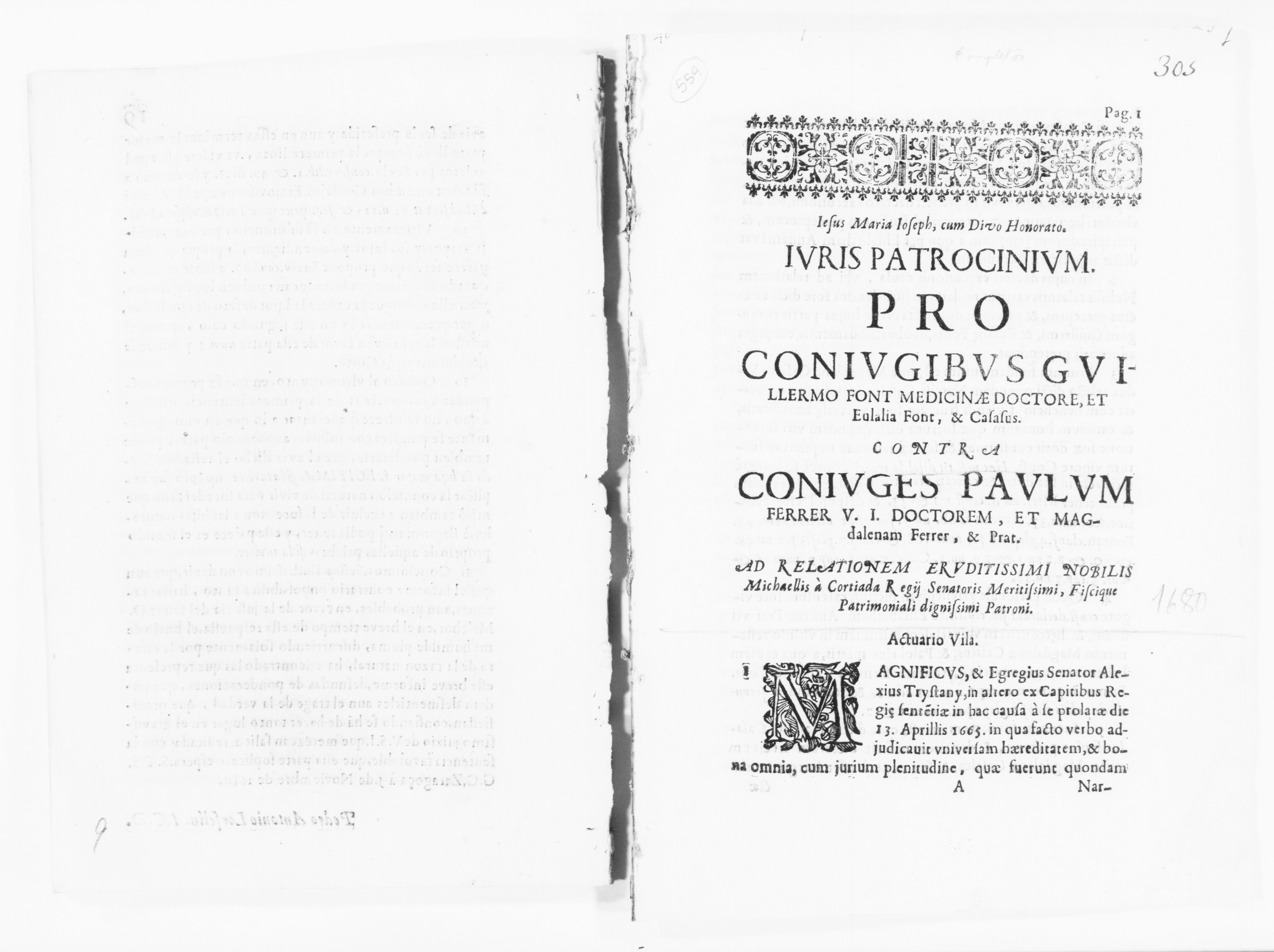 Scanned image of the current content page