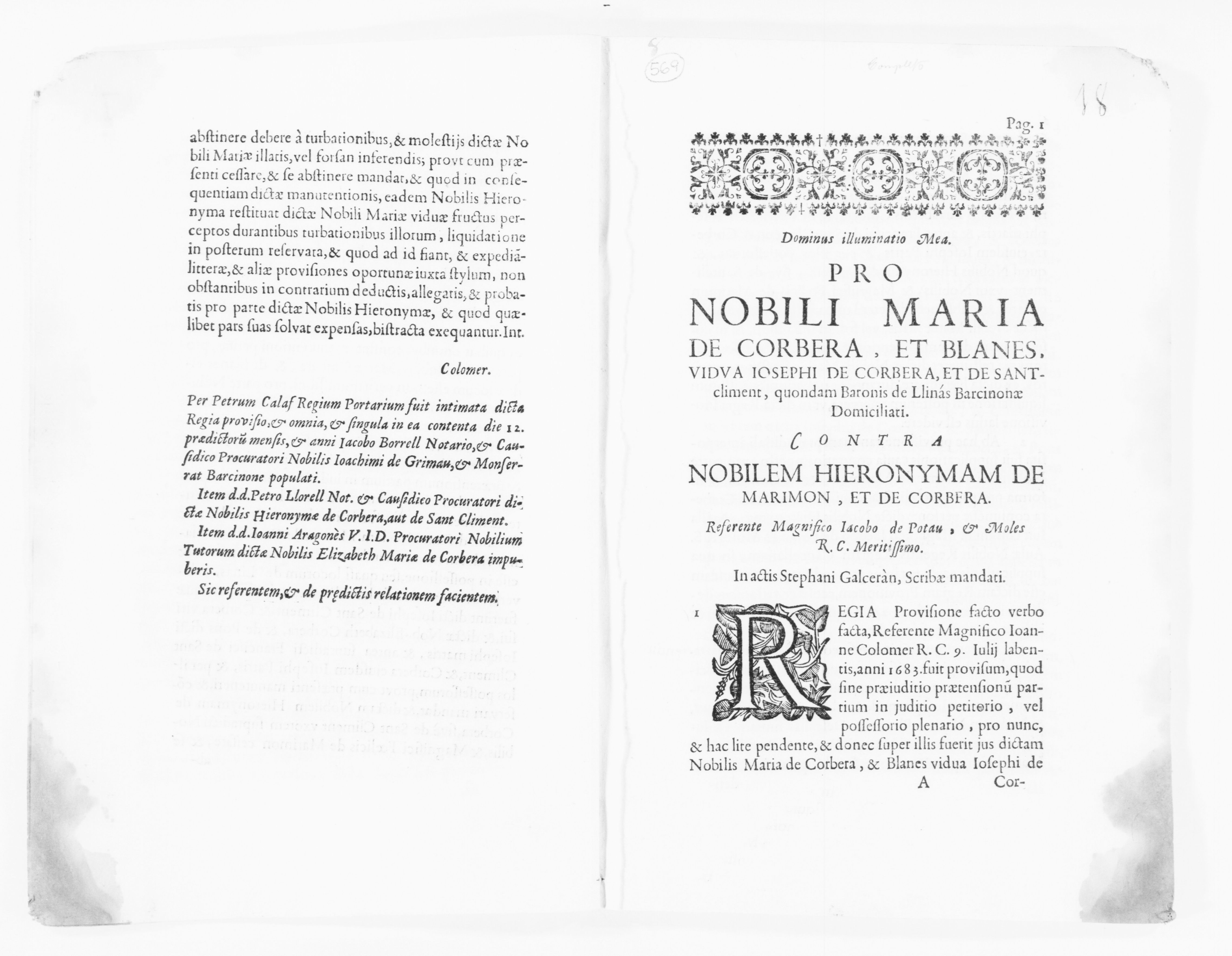 Scanned image of the current content page
