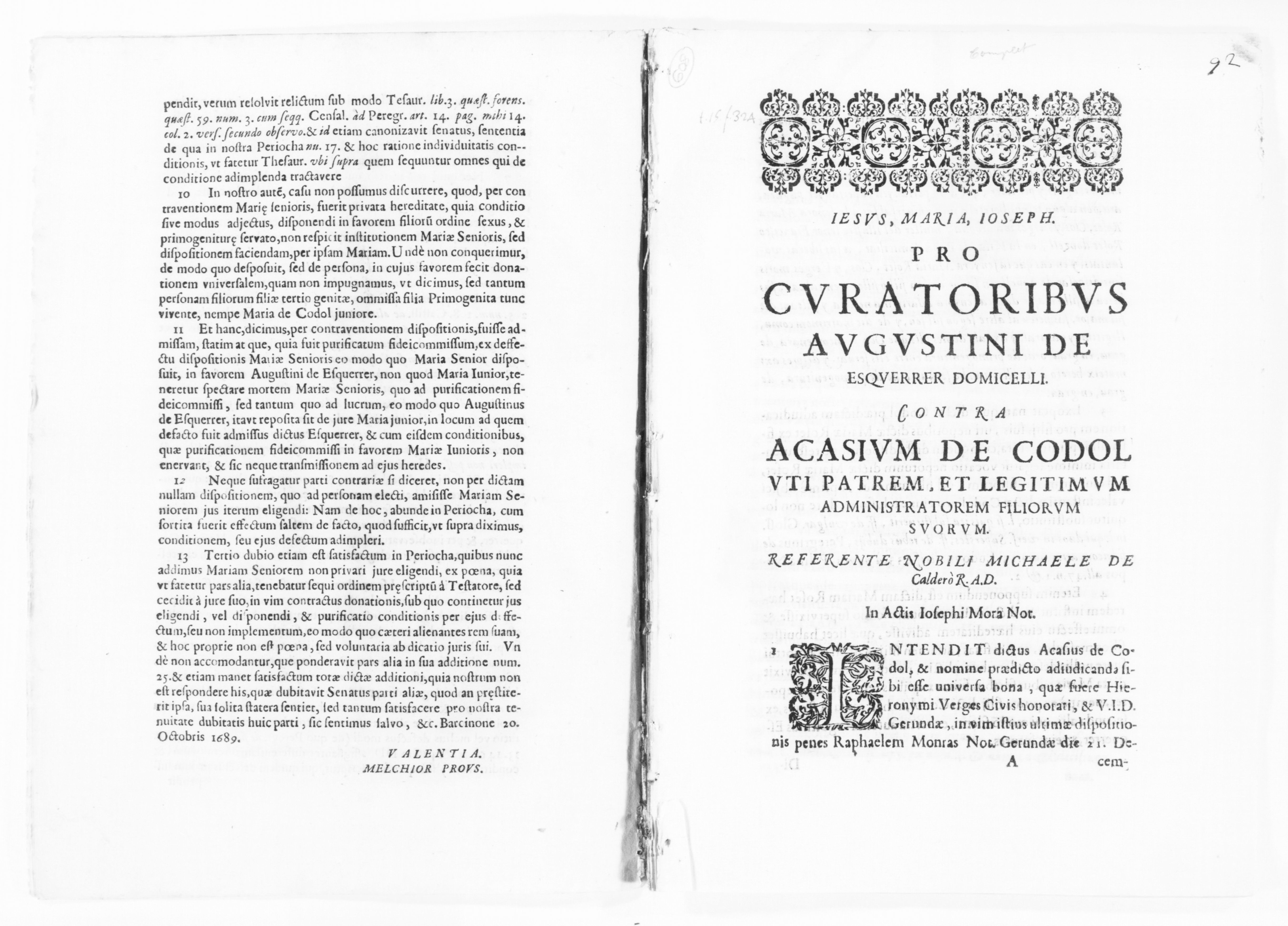 Scanned image of the current content page