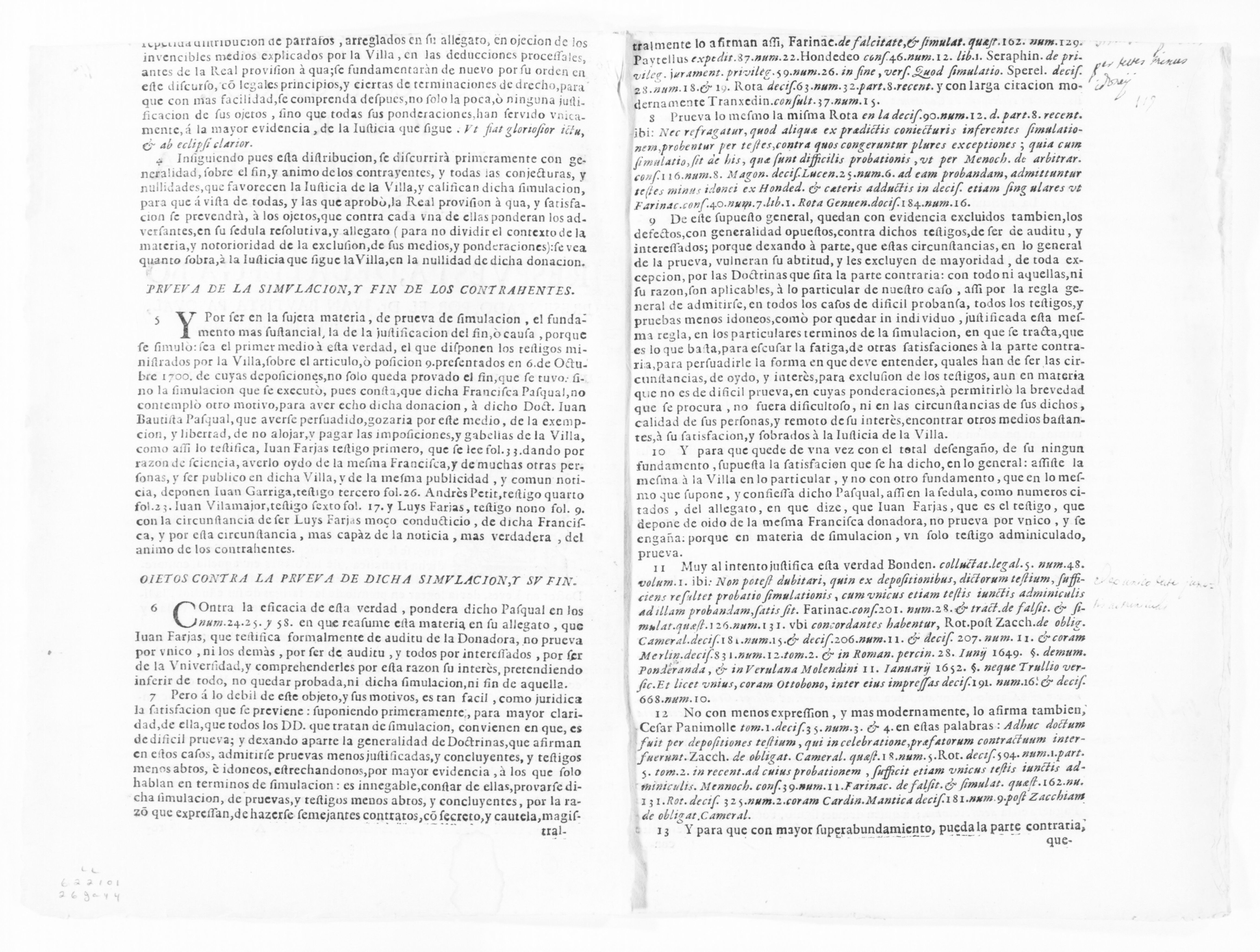 Scanned image of the current content page