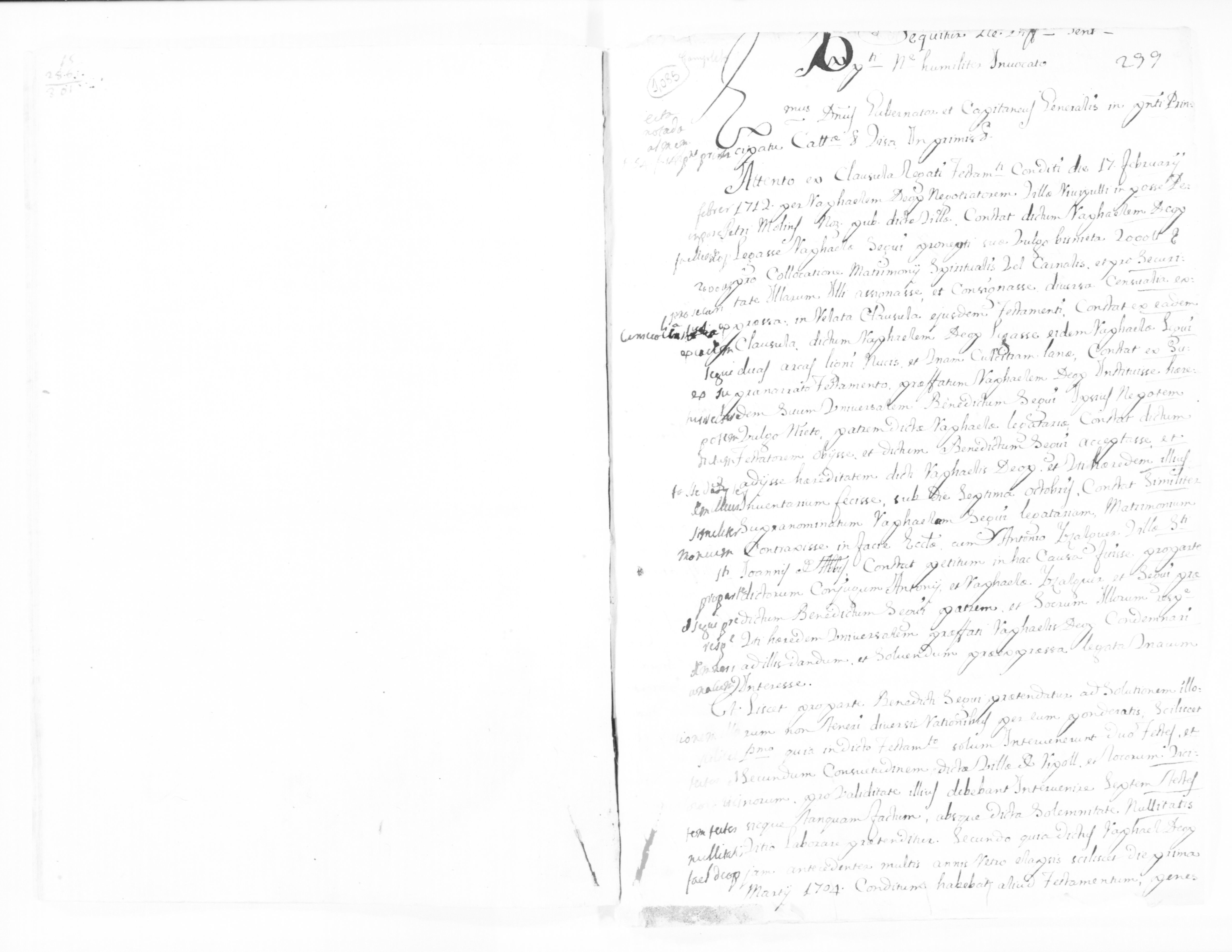 Scanned image of the current content page