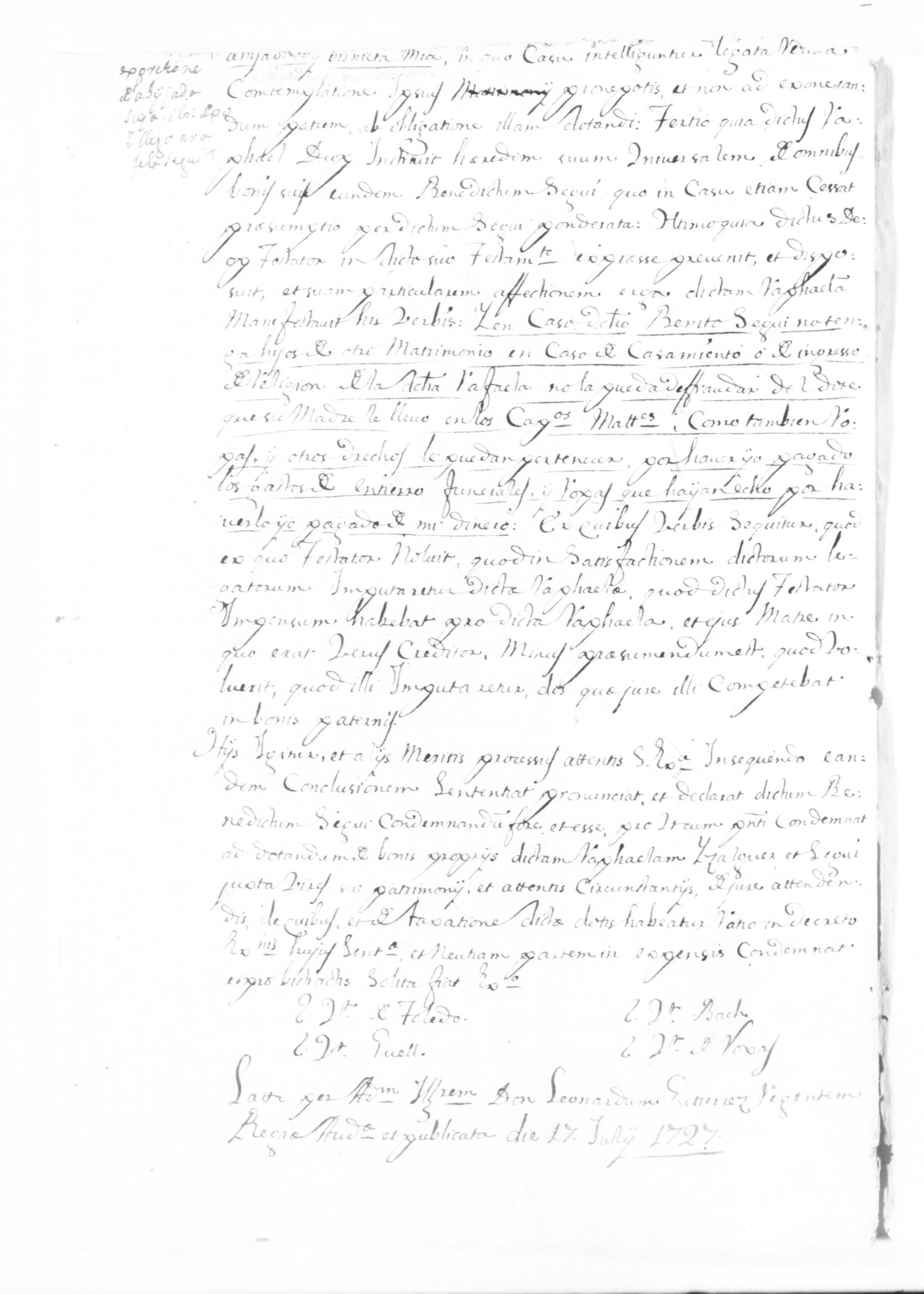 Scanned image of the current content page