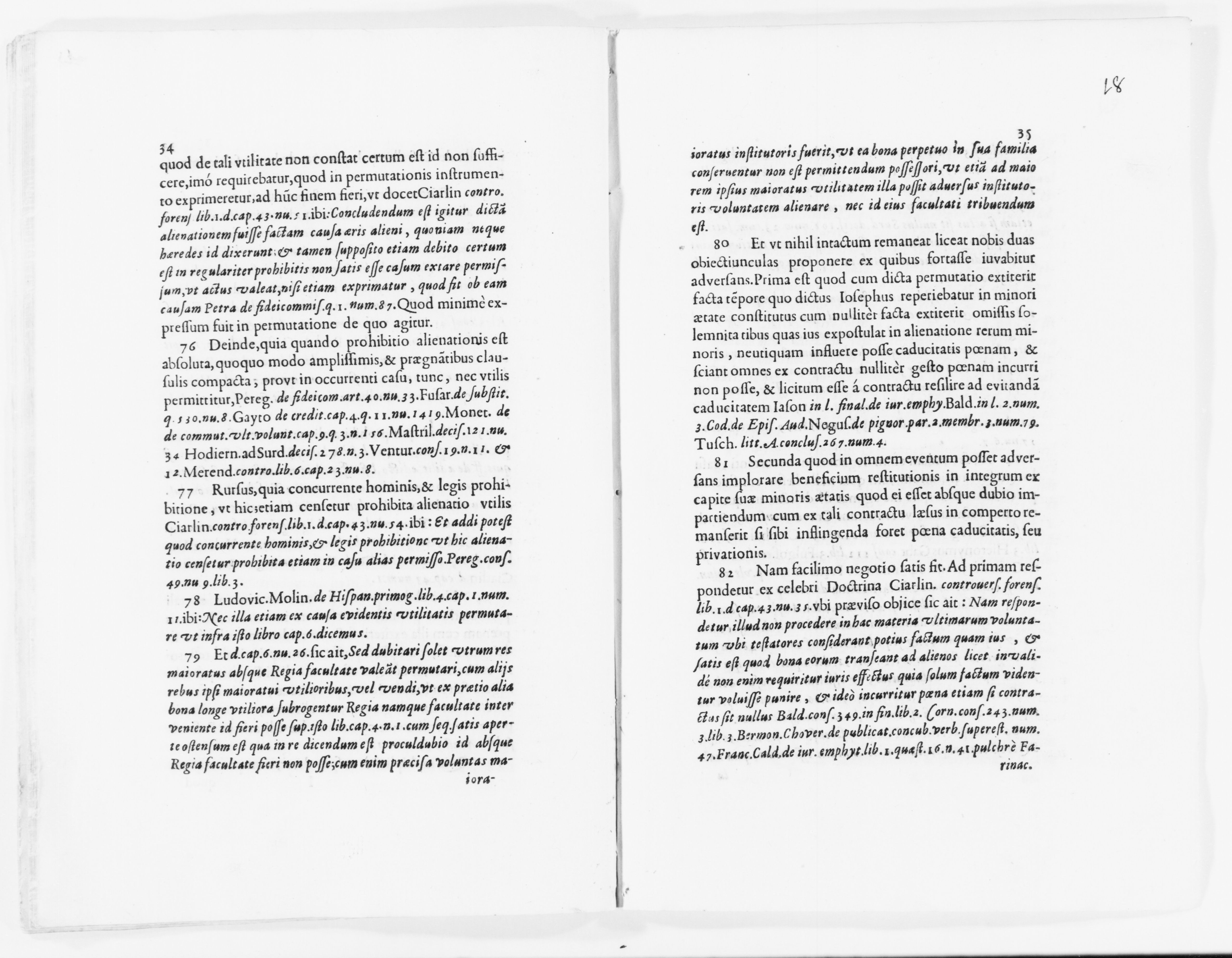 Scanned image of the current content page