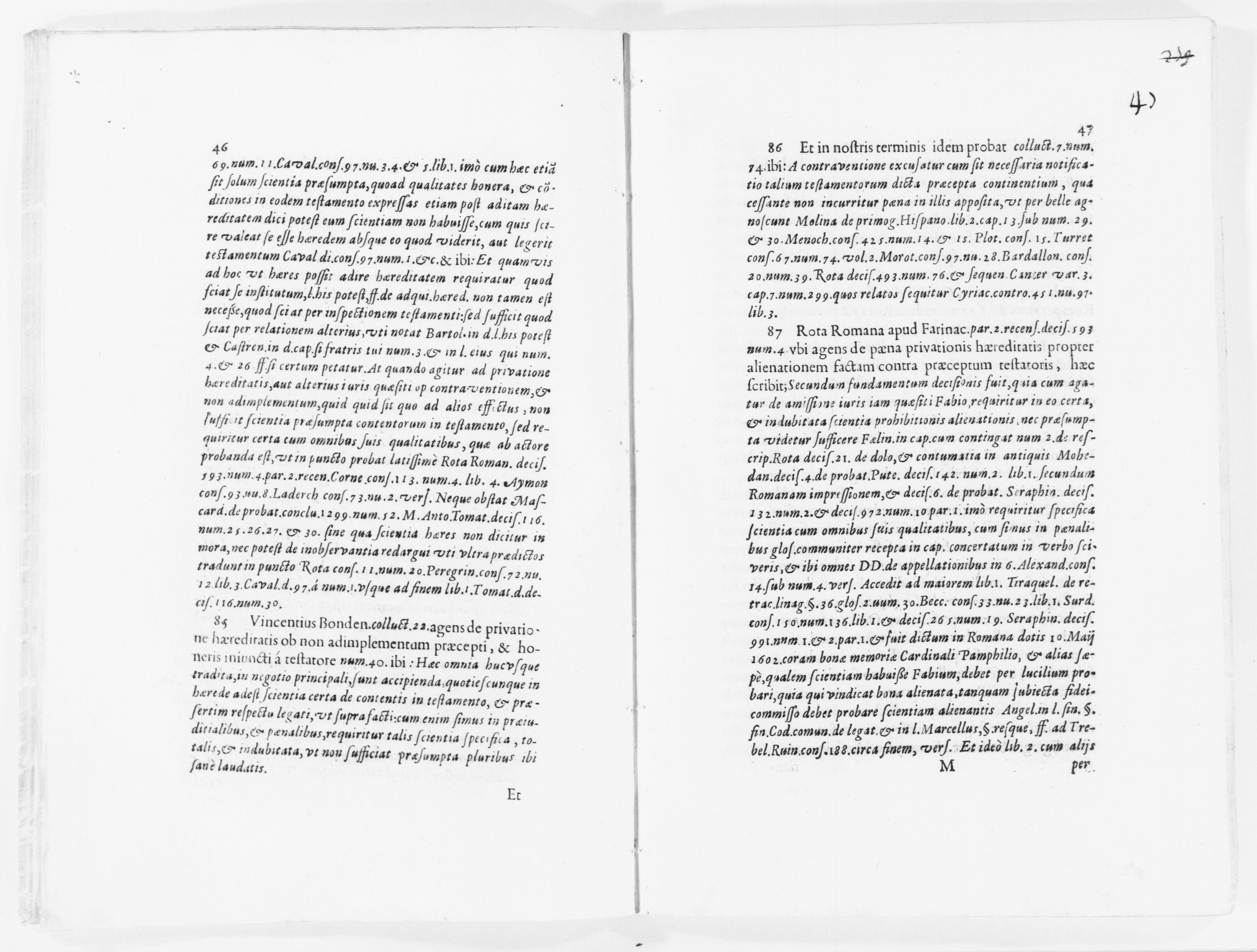 Scanned image of the current content page