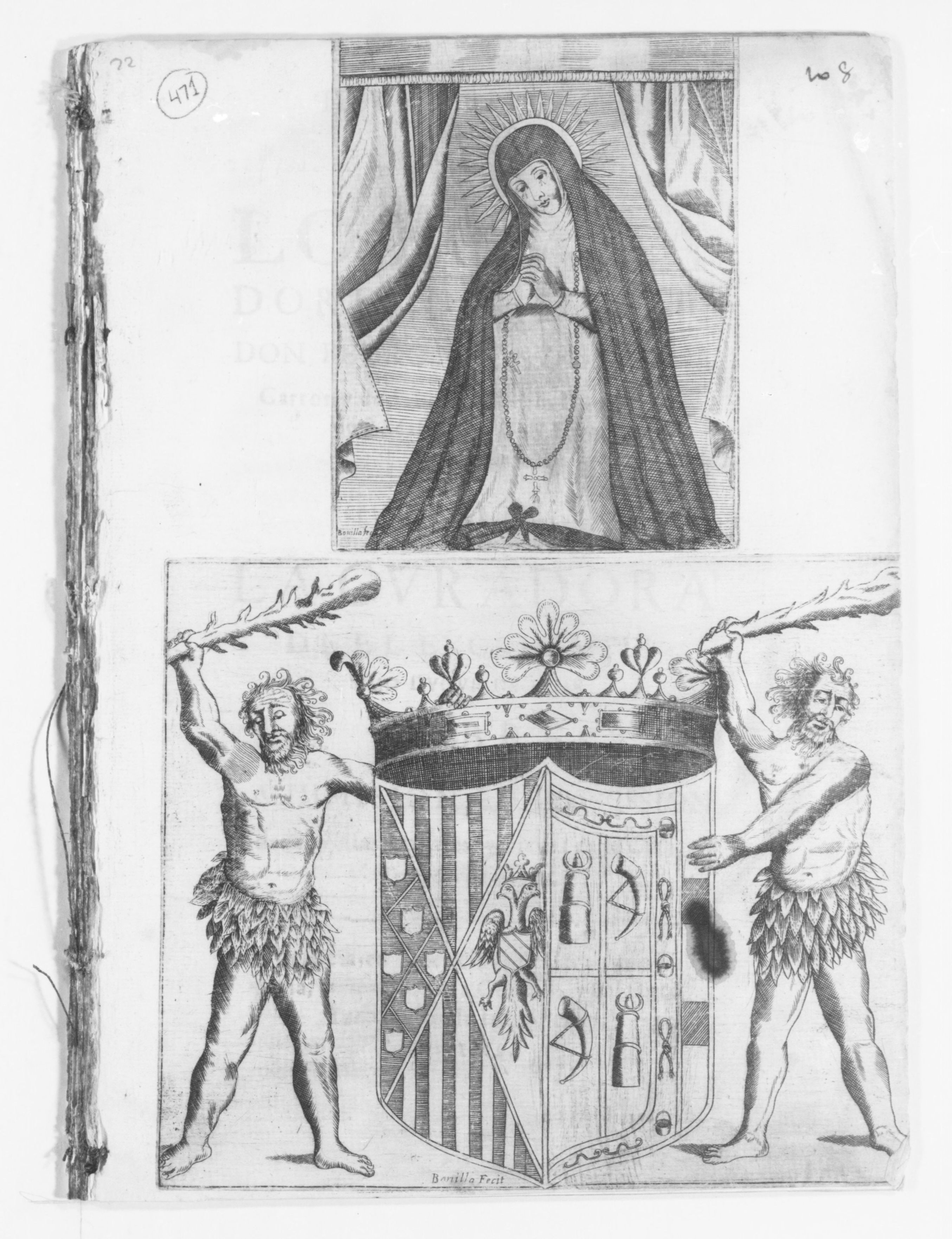 Scanned image of the current content page