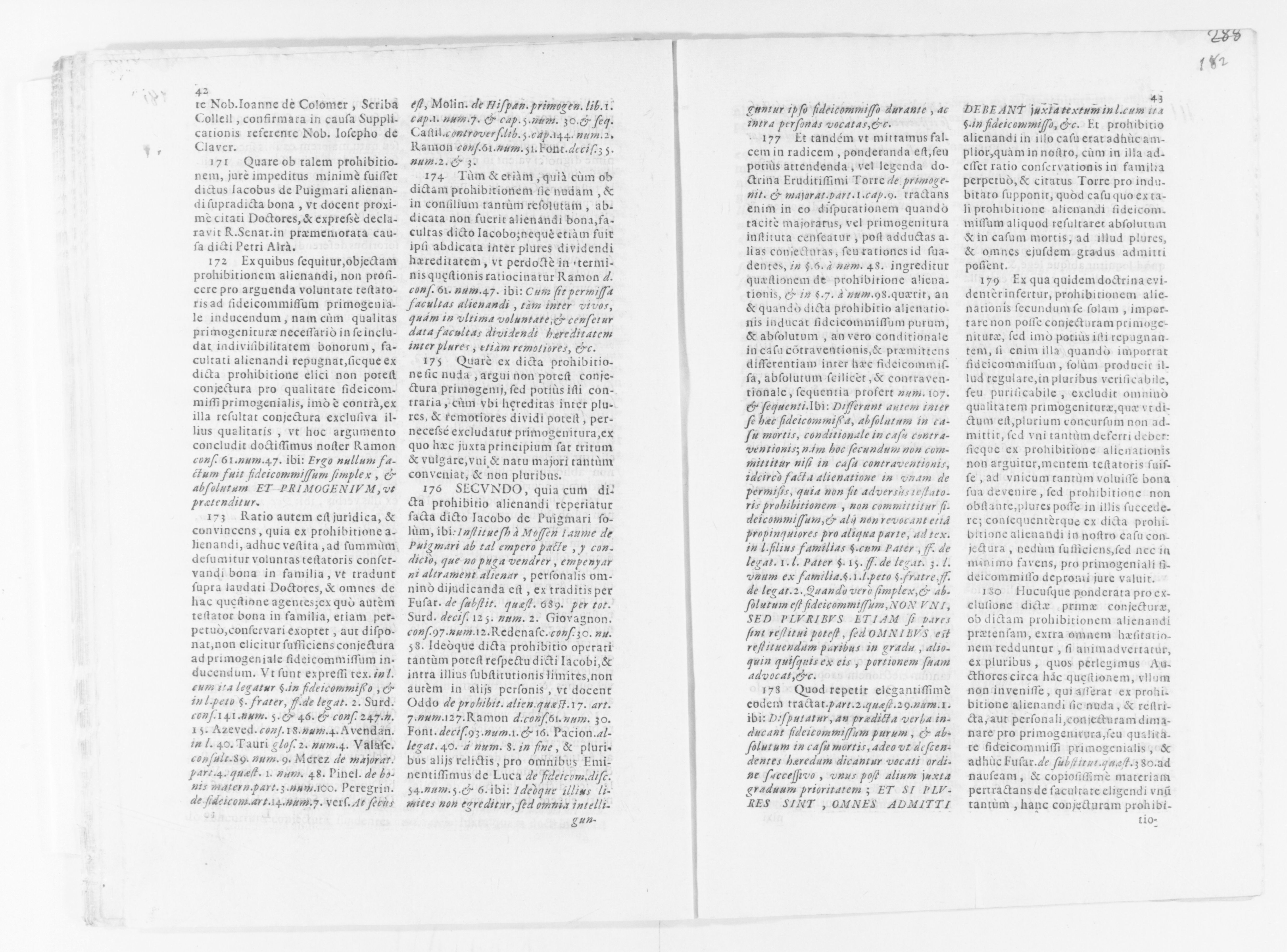 Scanned image of the current content page