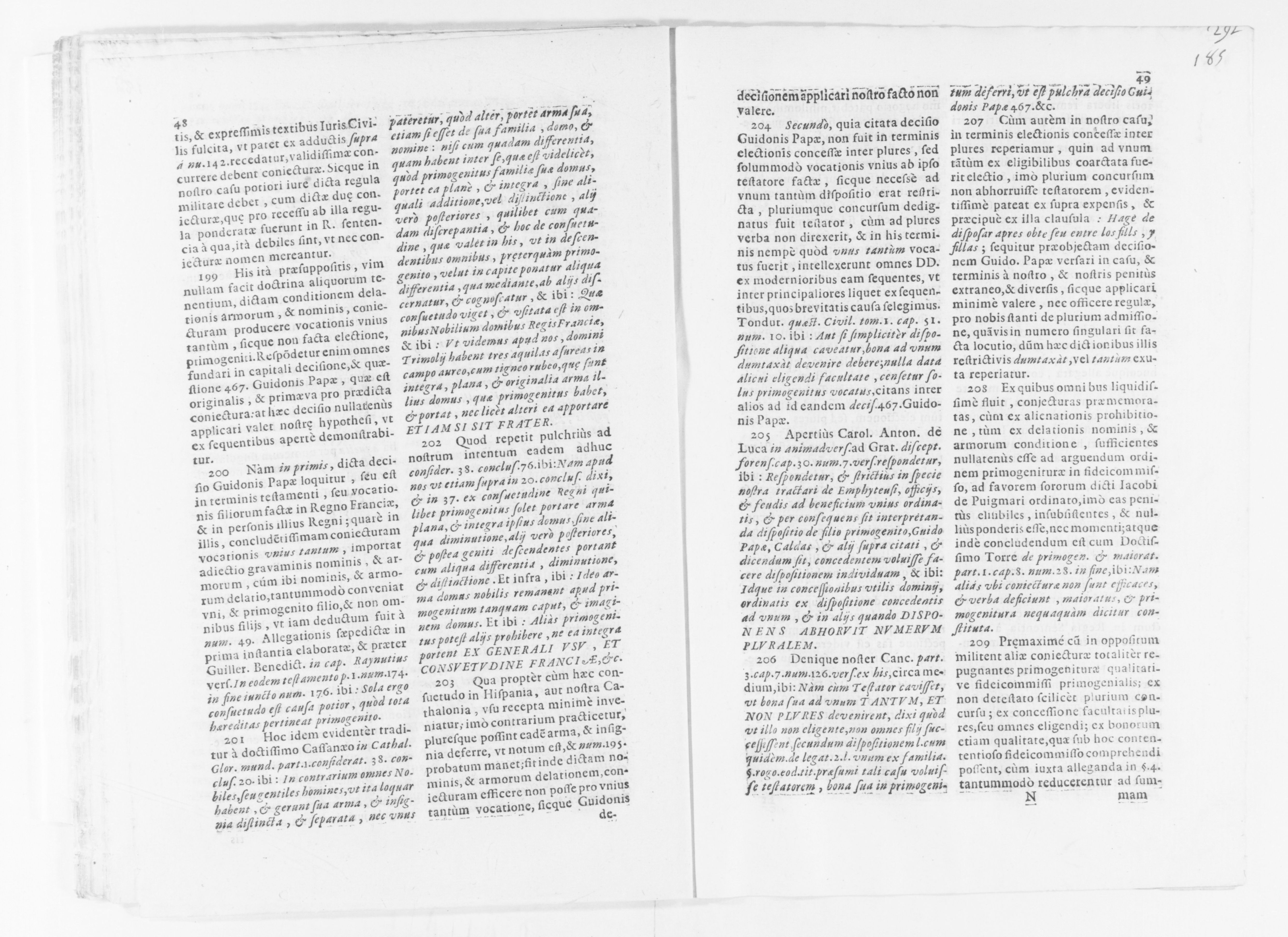 Scanned image of the current content page