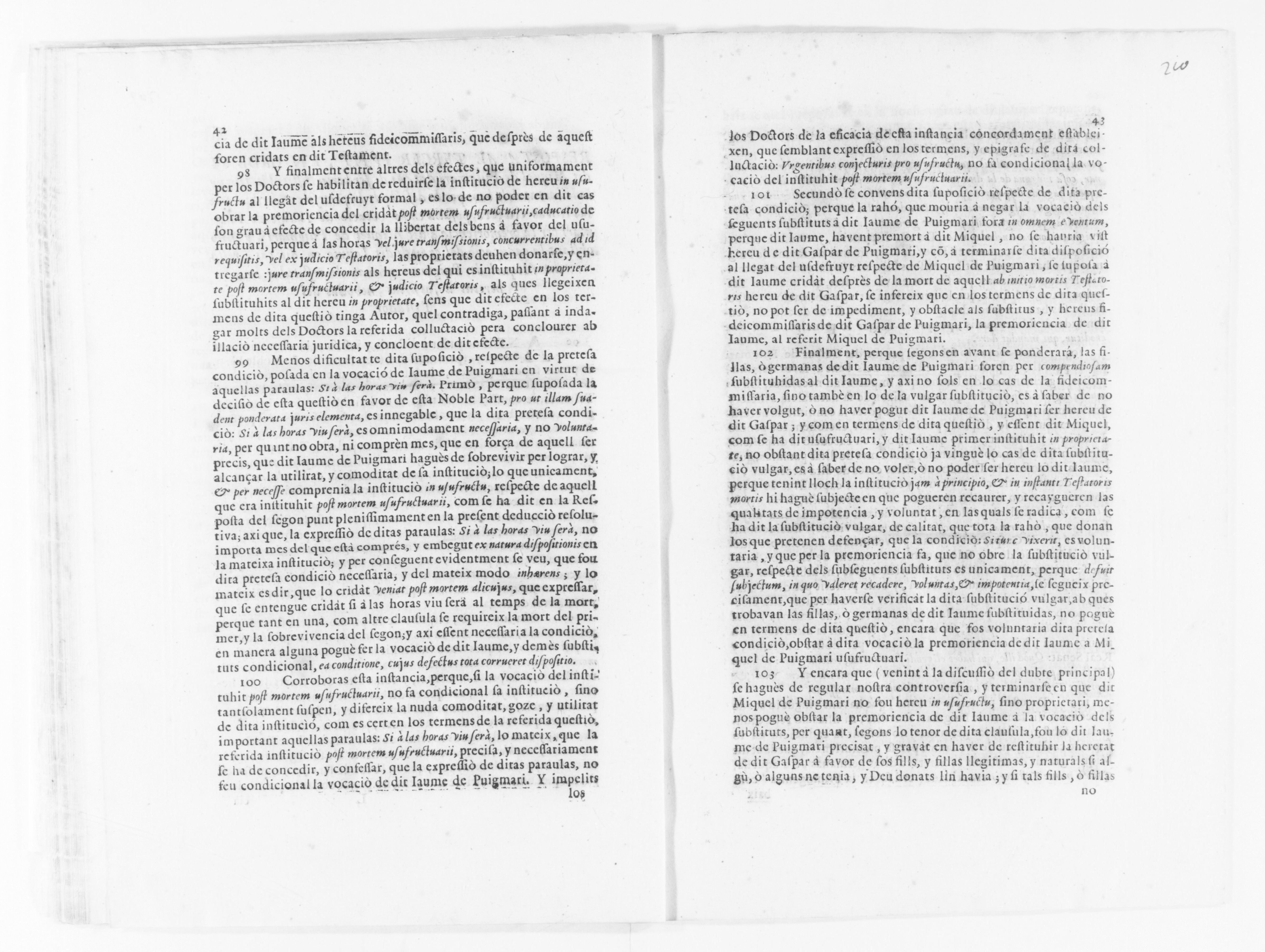 Scanned image of the current content page