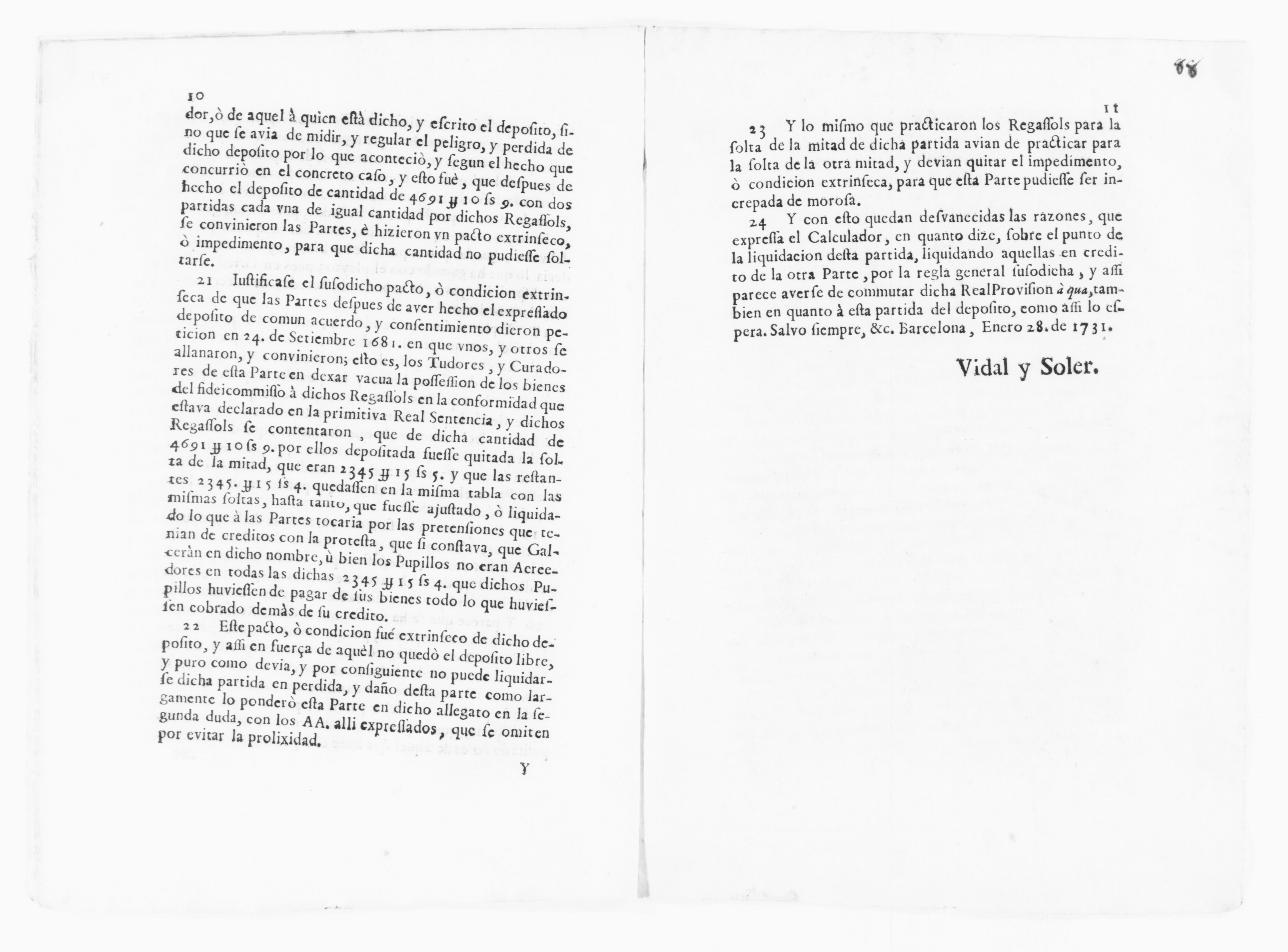 Scanned image of the current content page