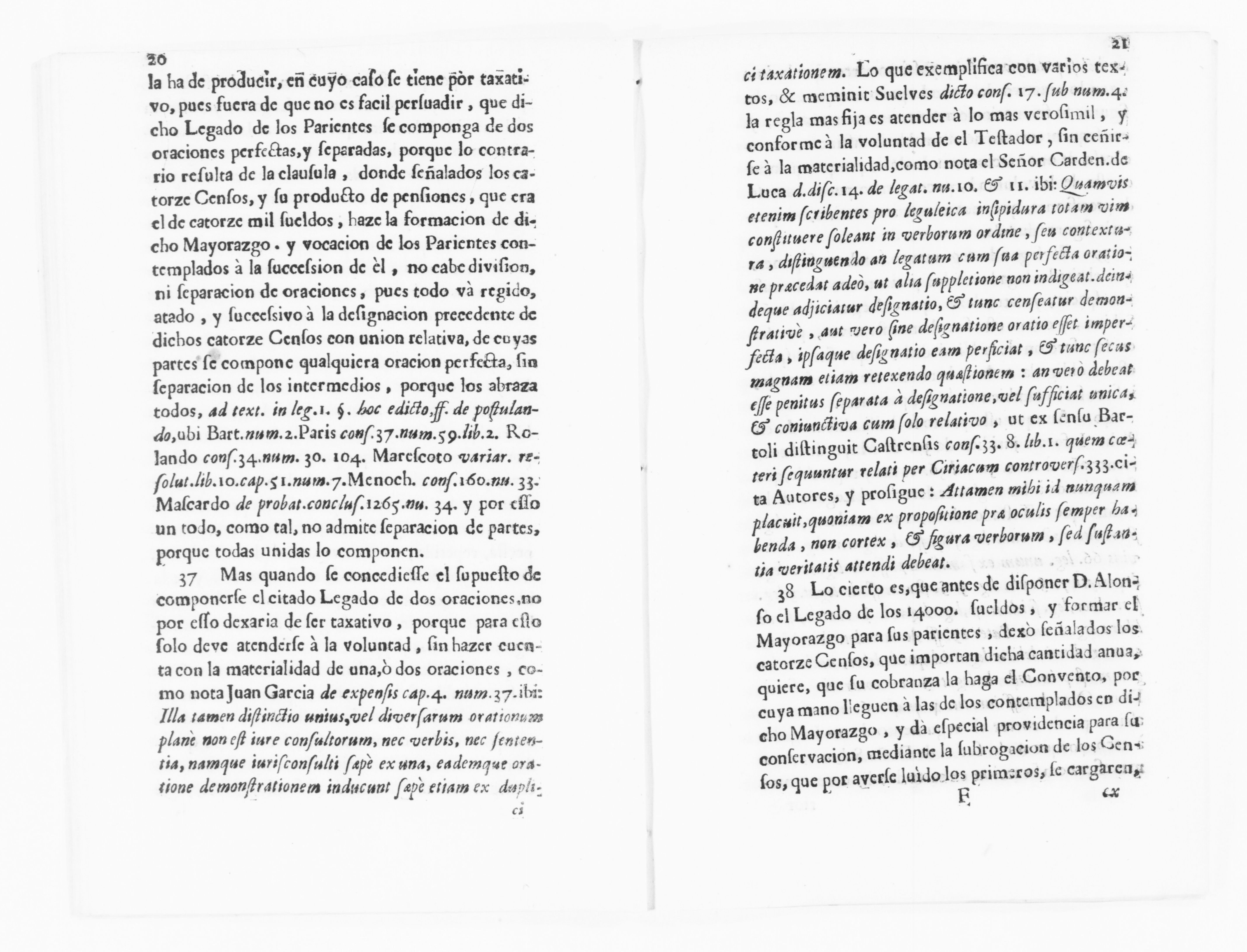 Scanned image of the current content page