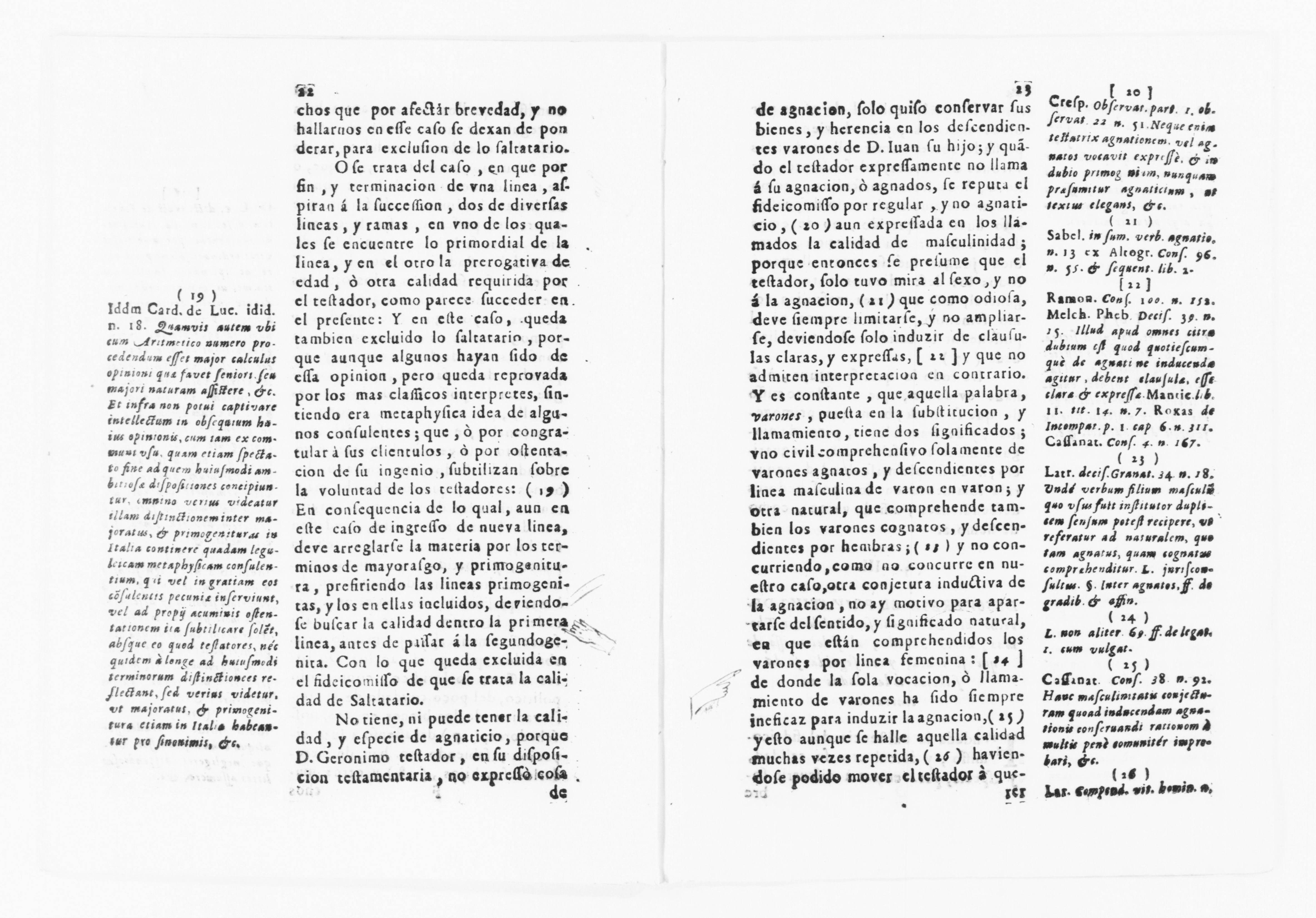 Scanned image of the current content page