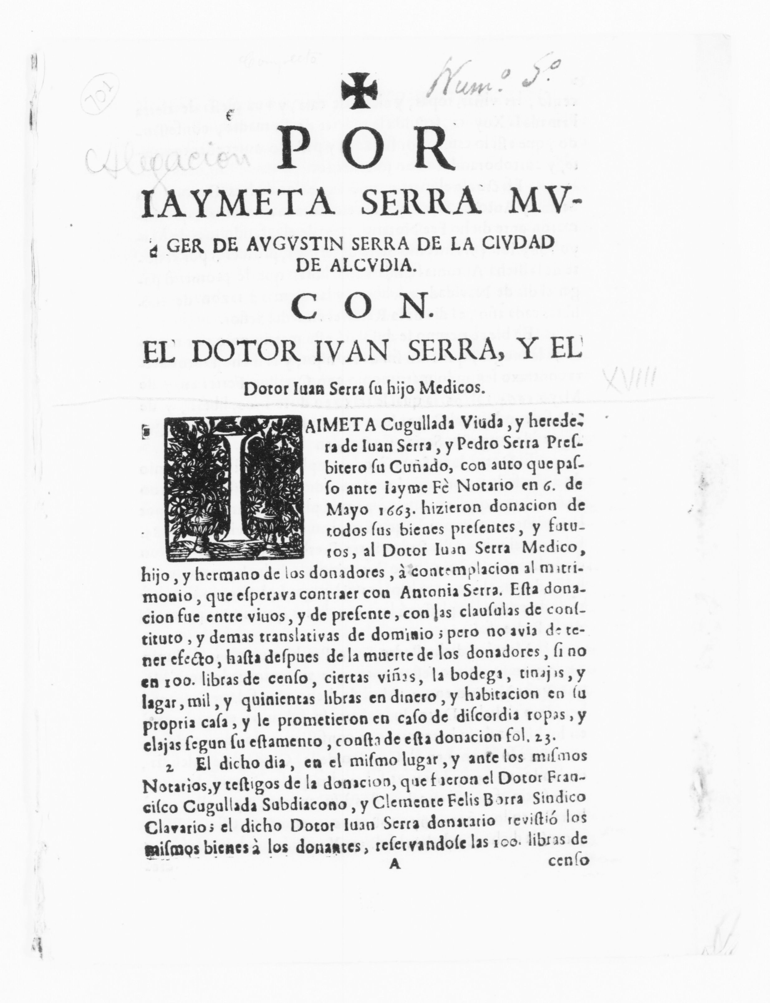 Scanned image of the current content page