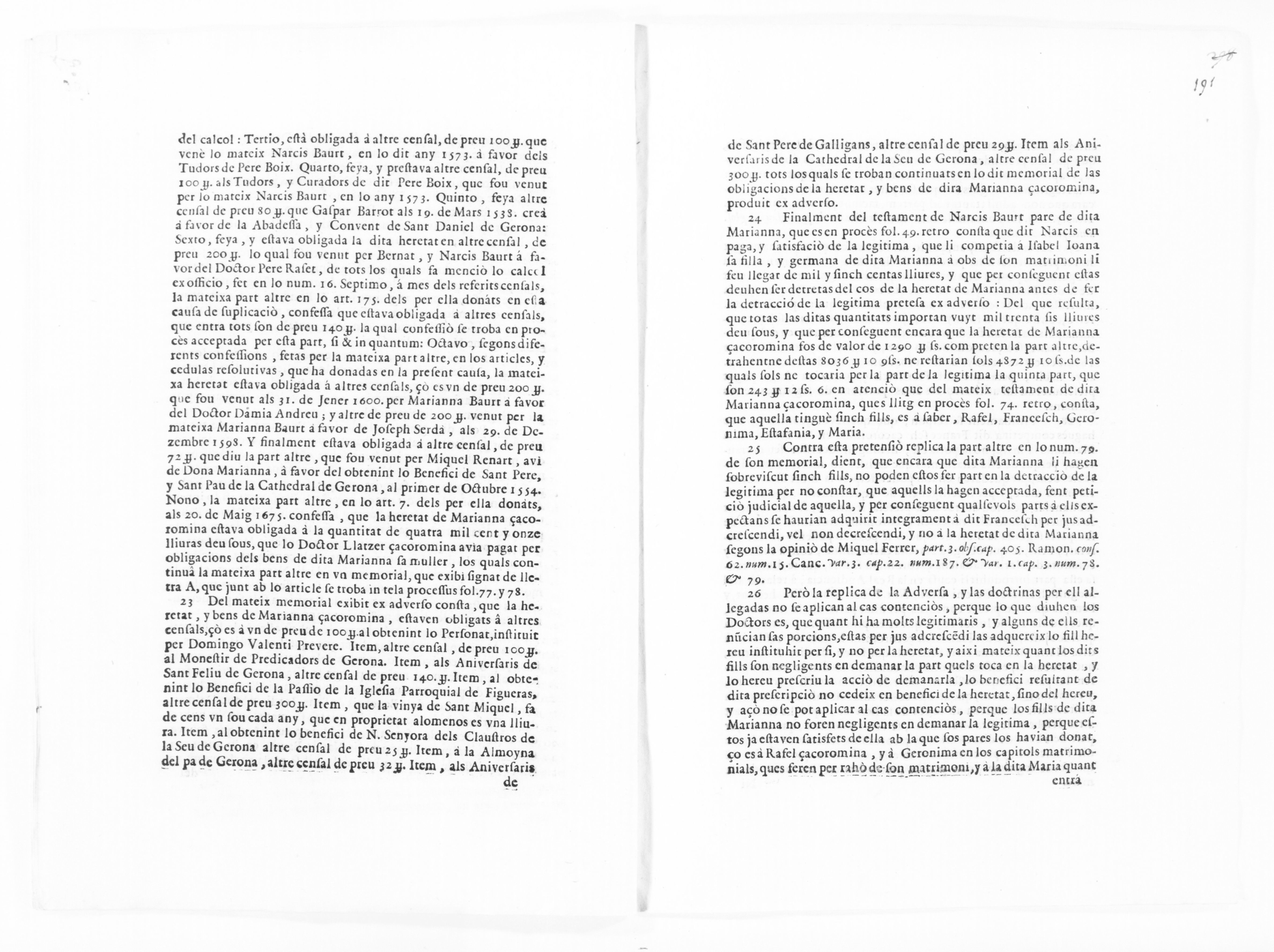 Scanned image of the current content page