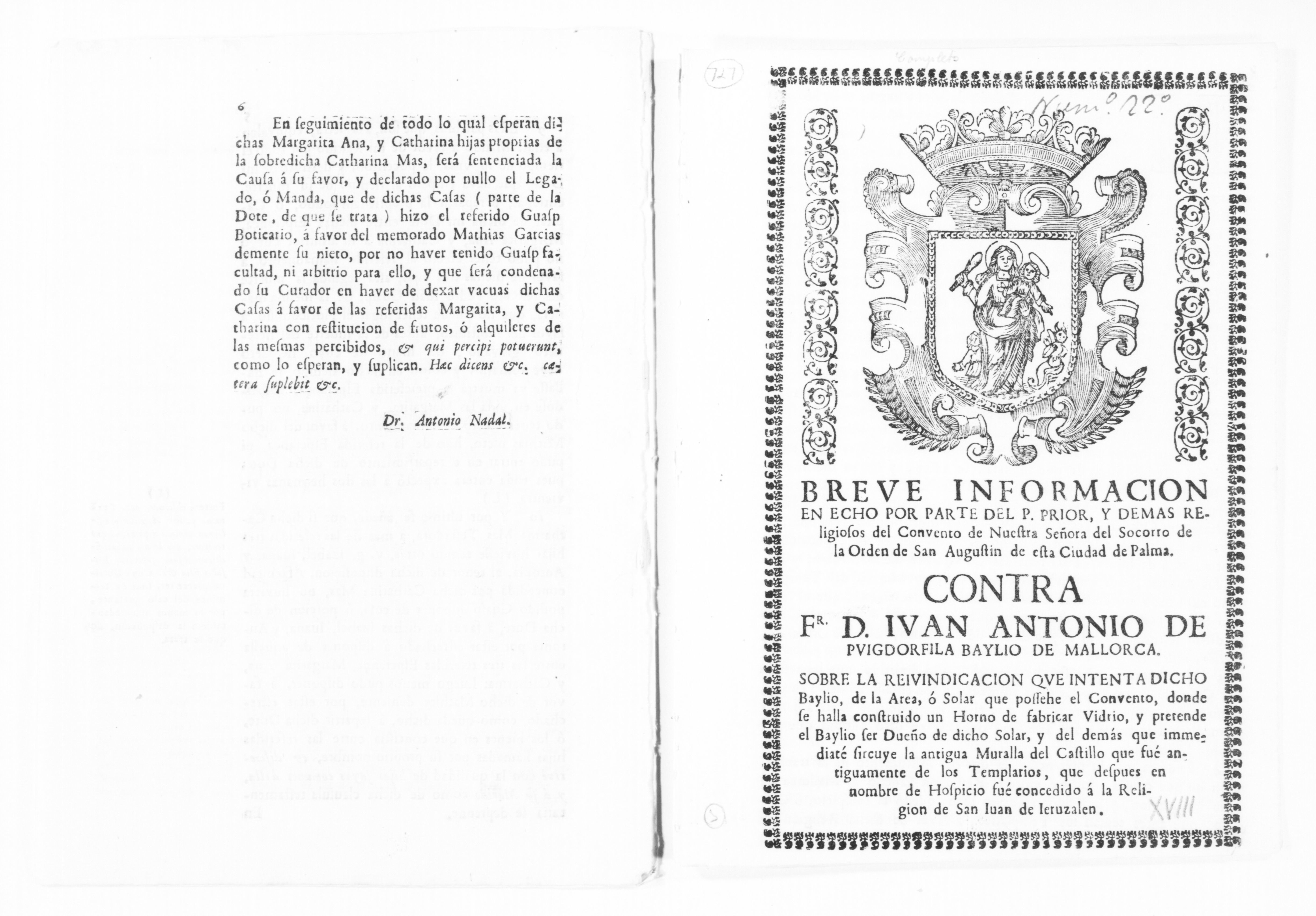 Scanned image of the current content page