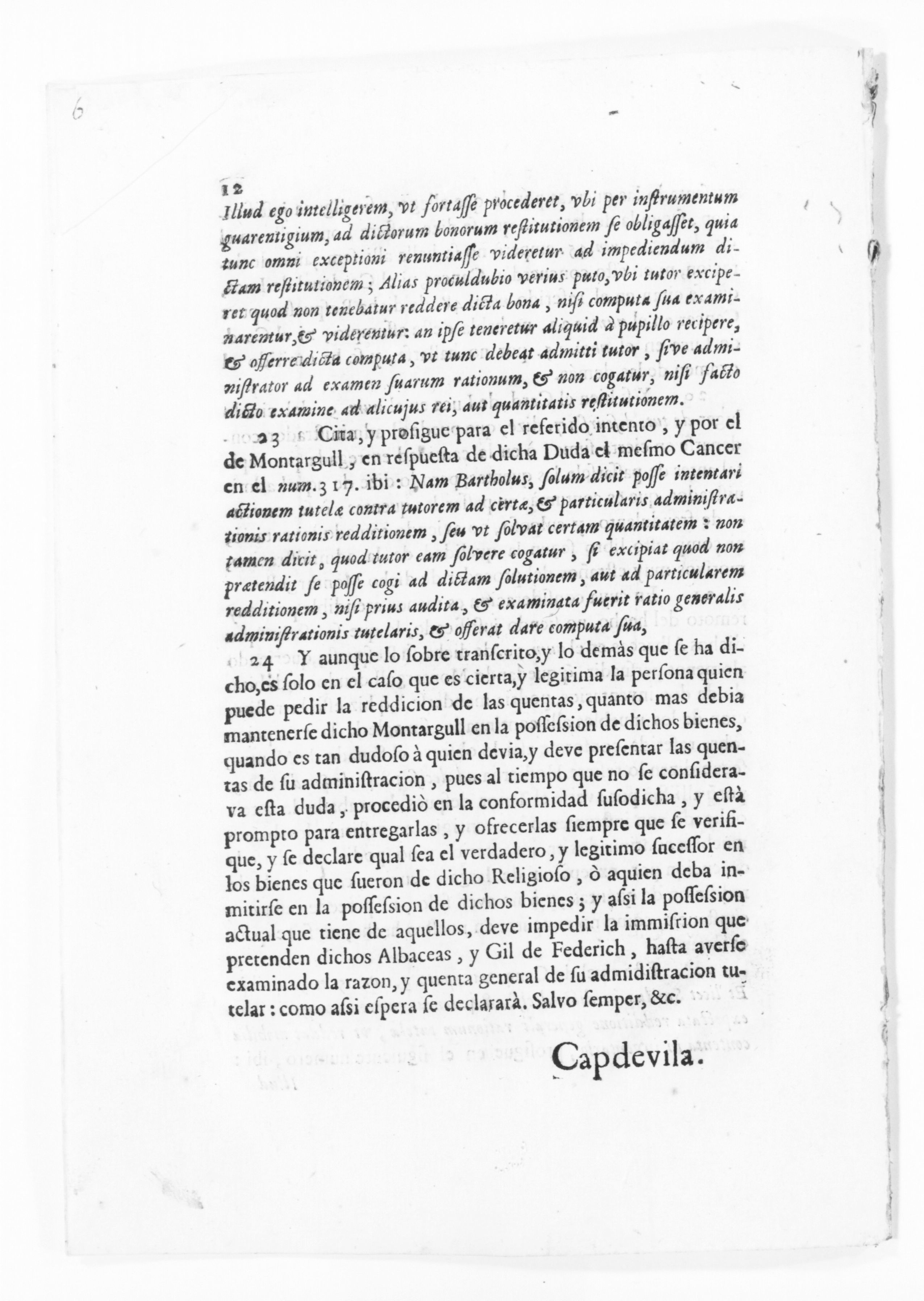 Scanned image of the current content page