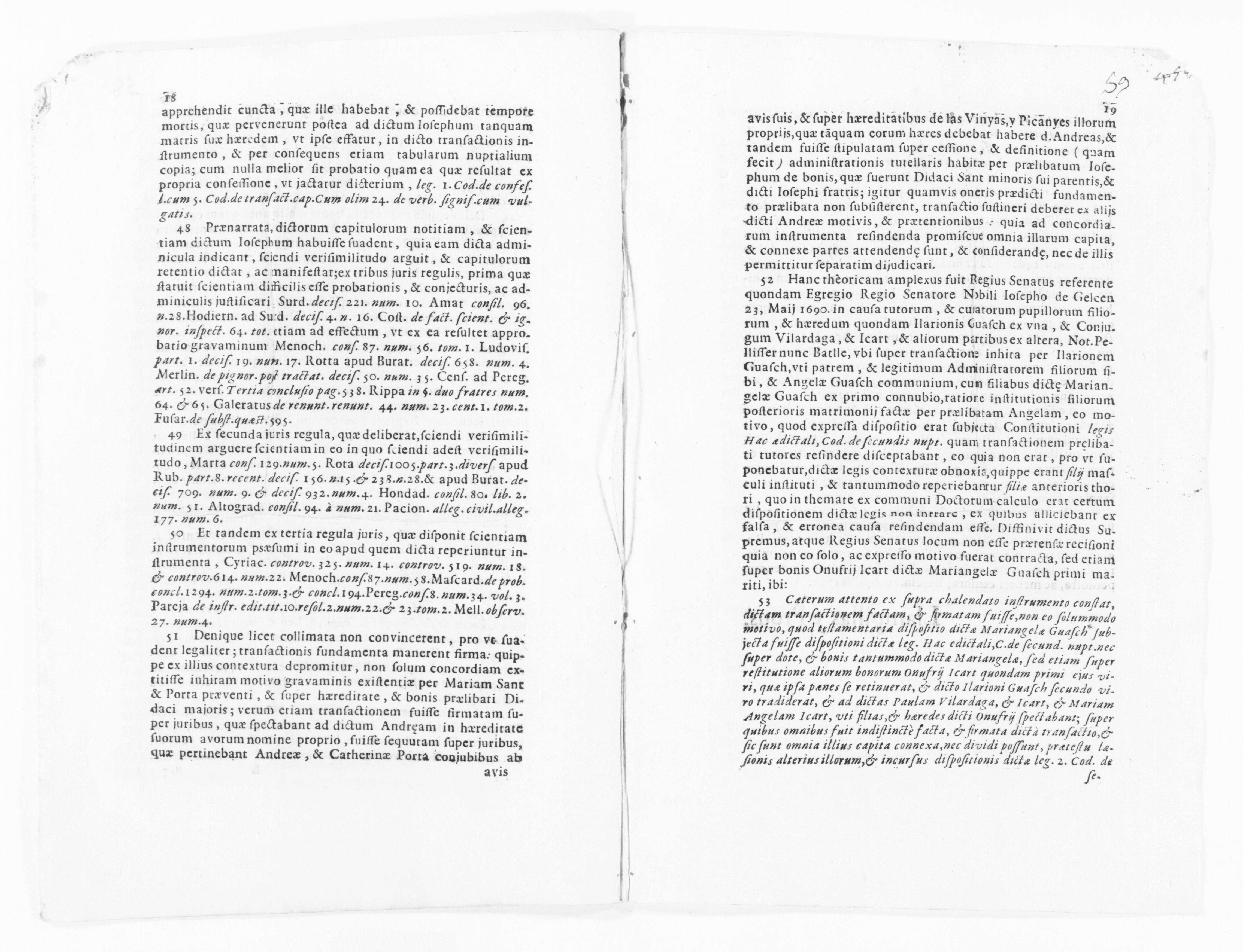 Scanned image of the current content page
