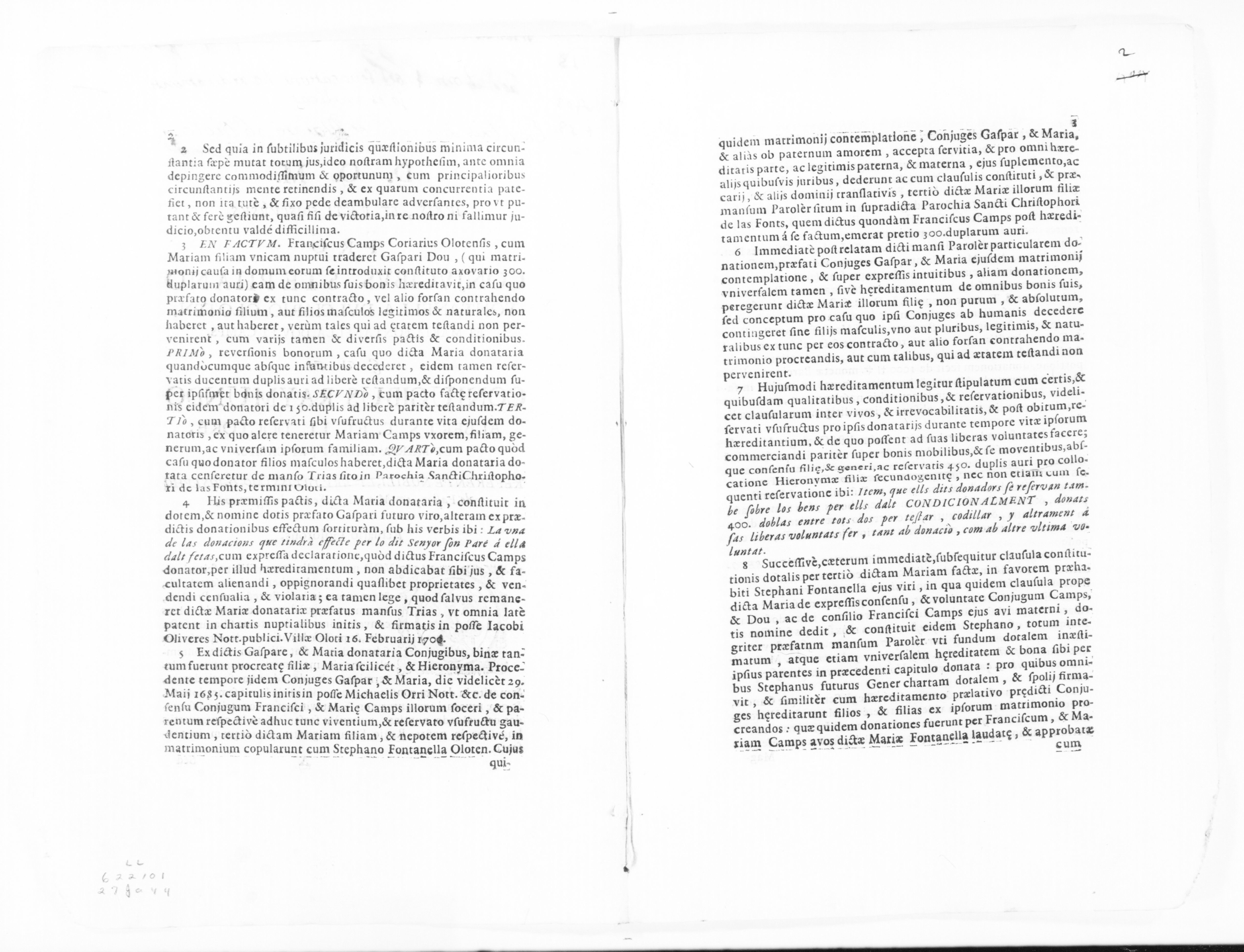 Scanned image of the current content page