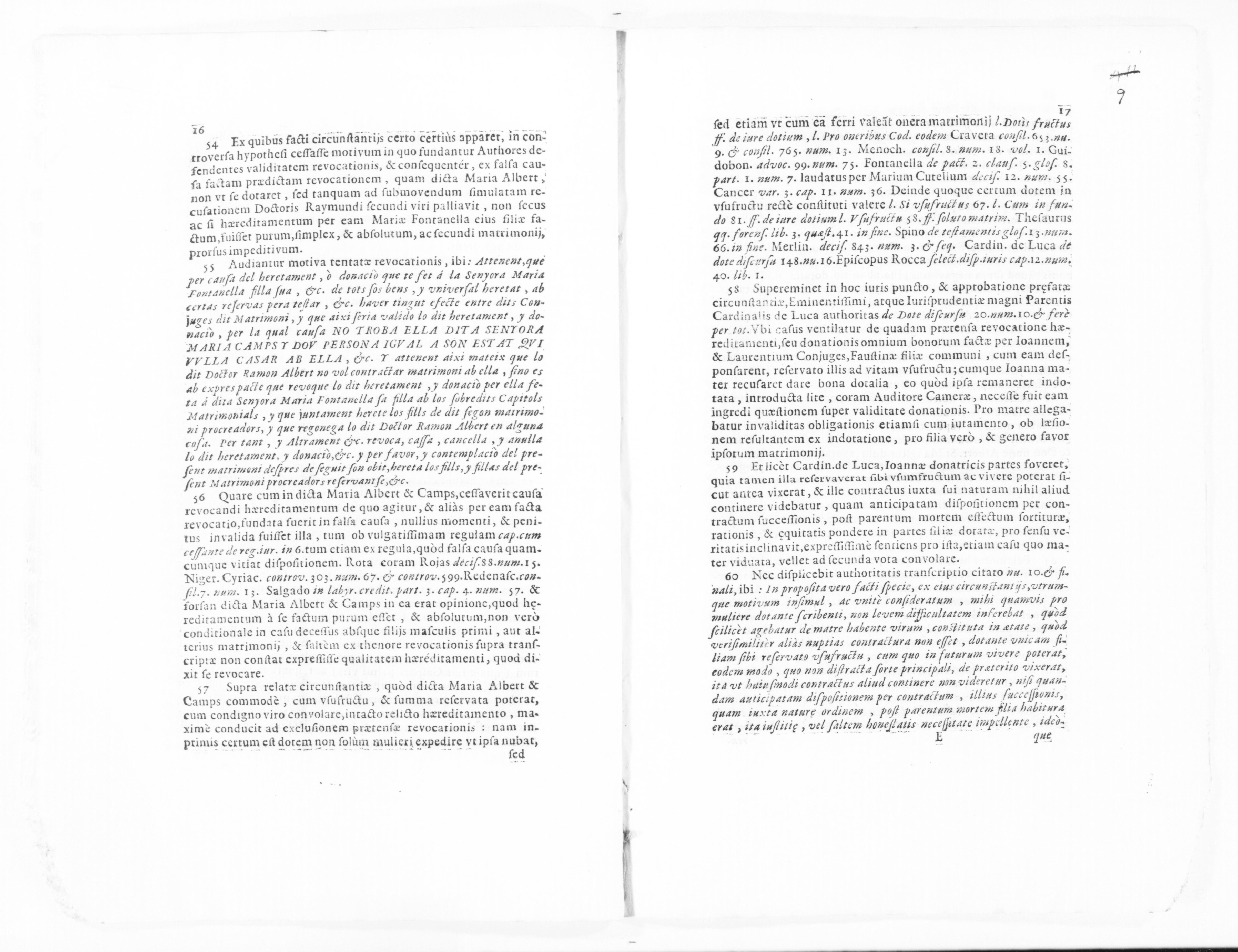 Scanned image of the current content page