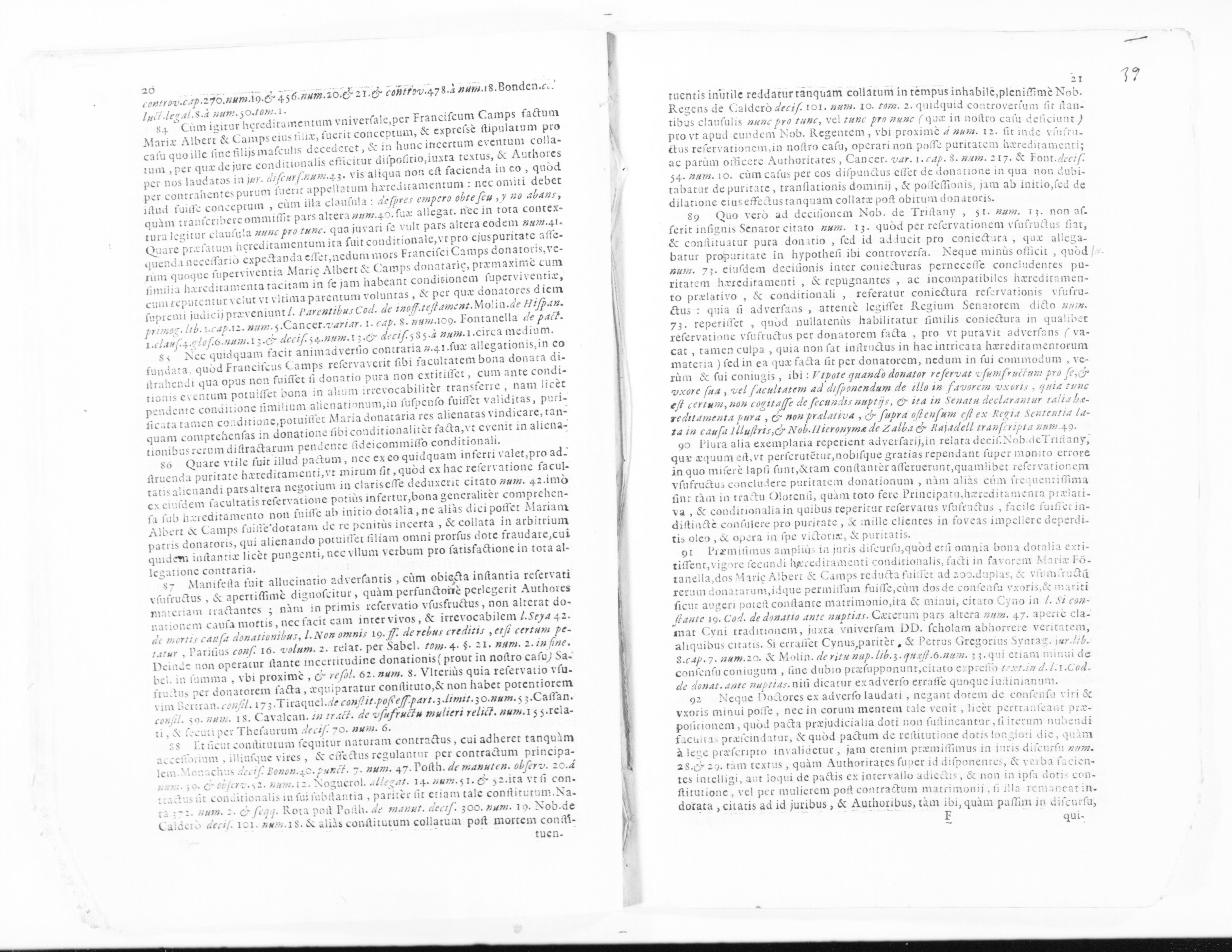 Scanned image of the current content page