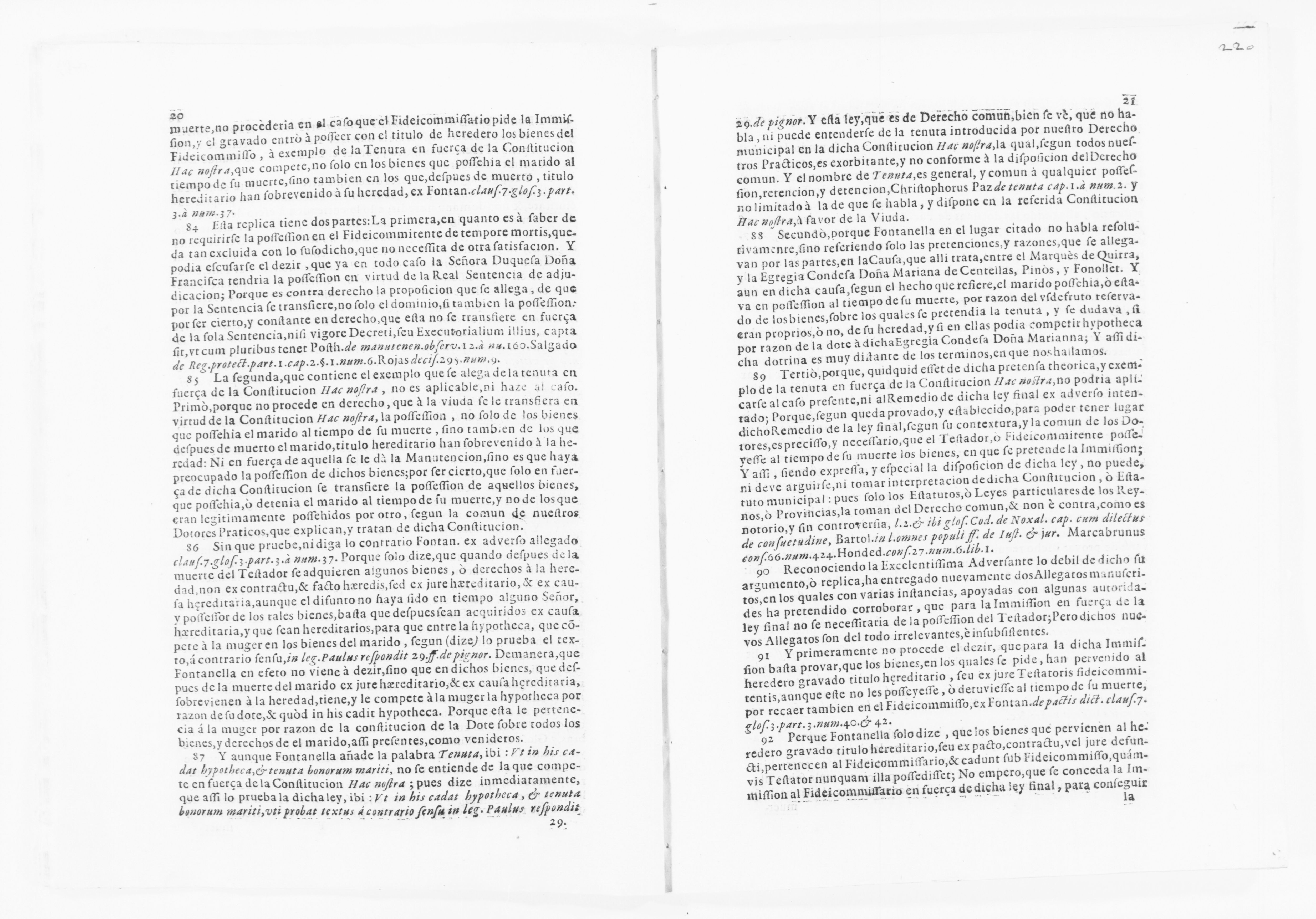 Scanned image of the current content page