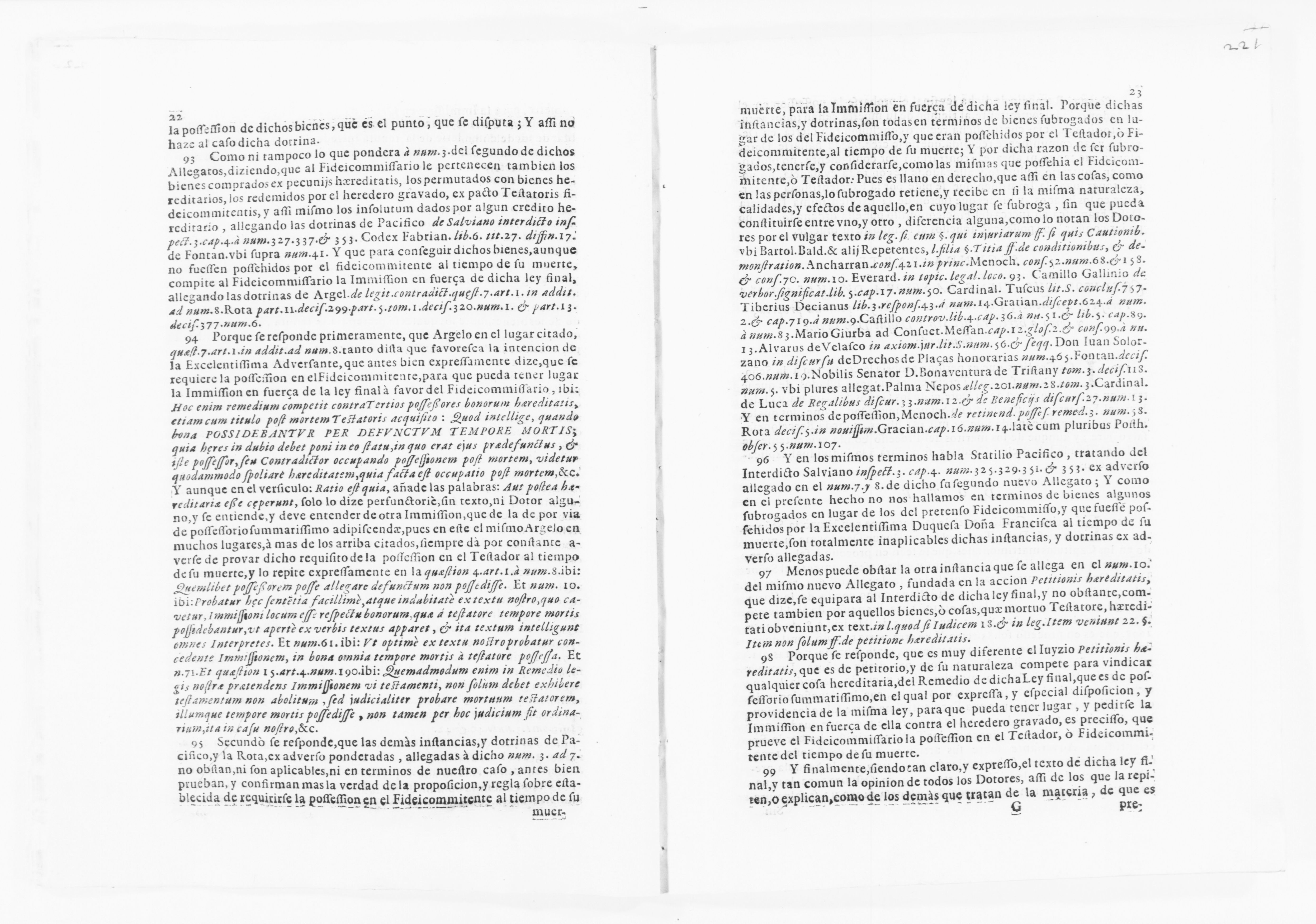 Scanned image of the current content page