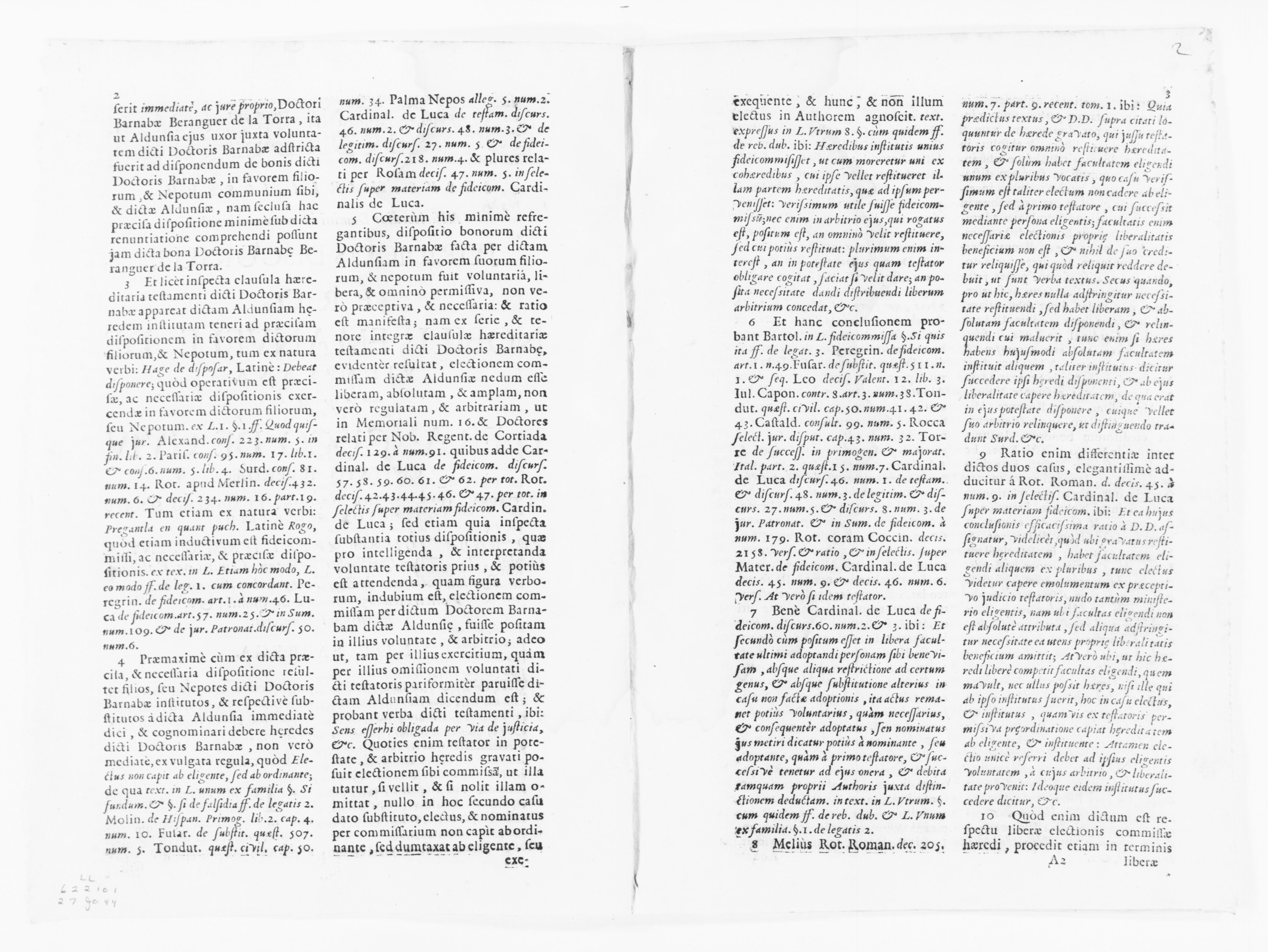Scanned image of the current content page