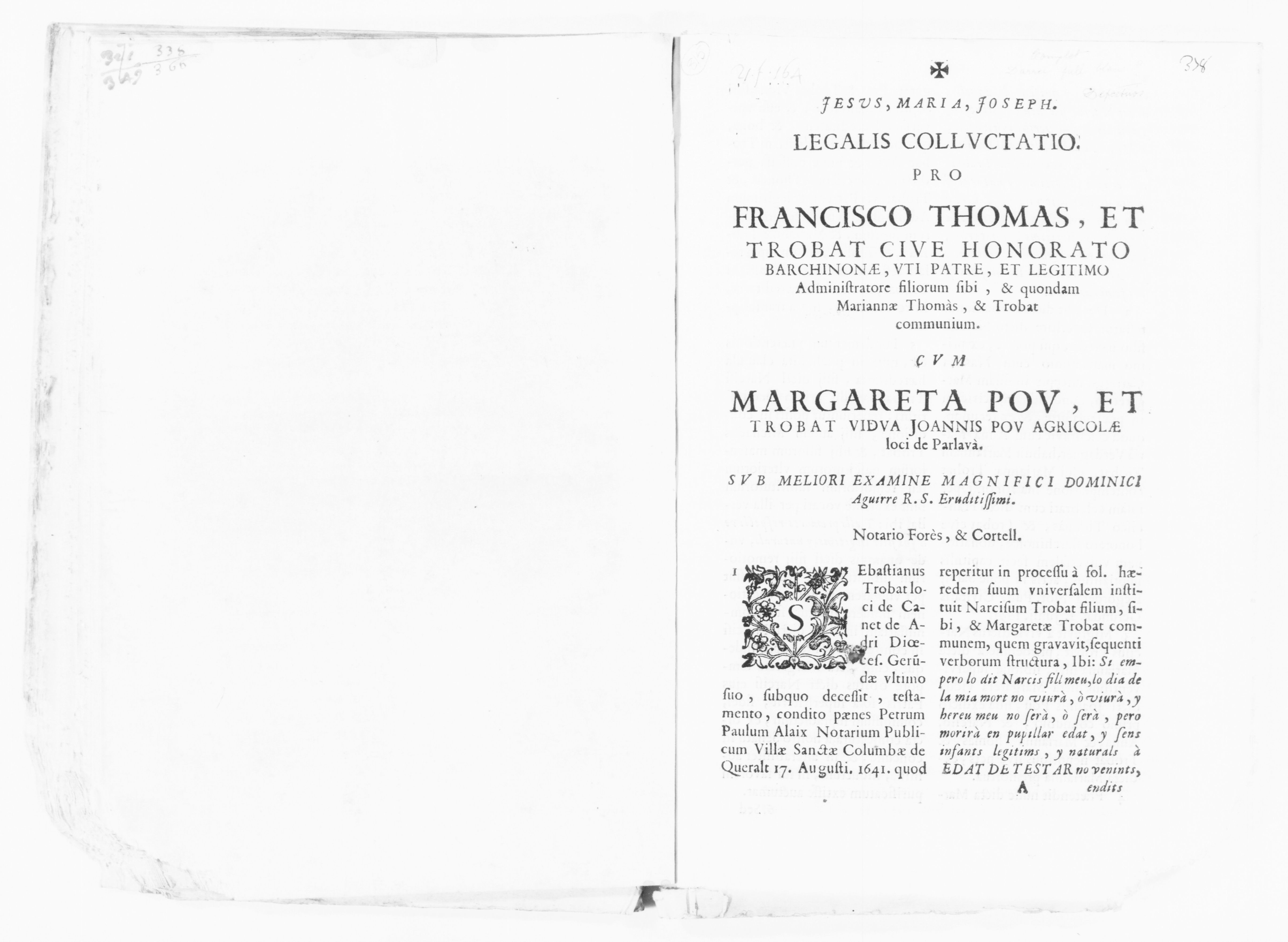Scanned image of the current content page