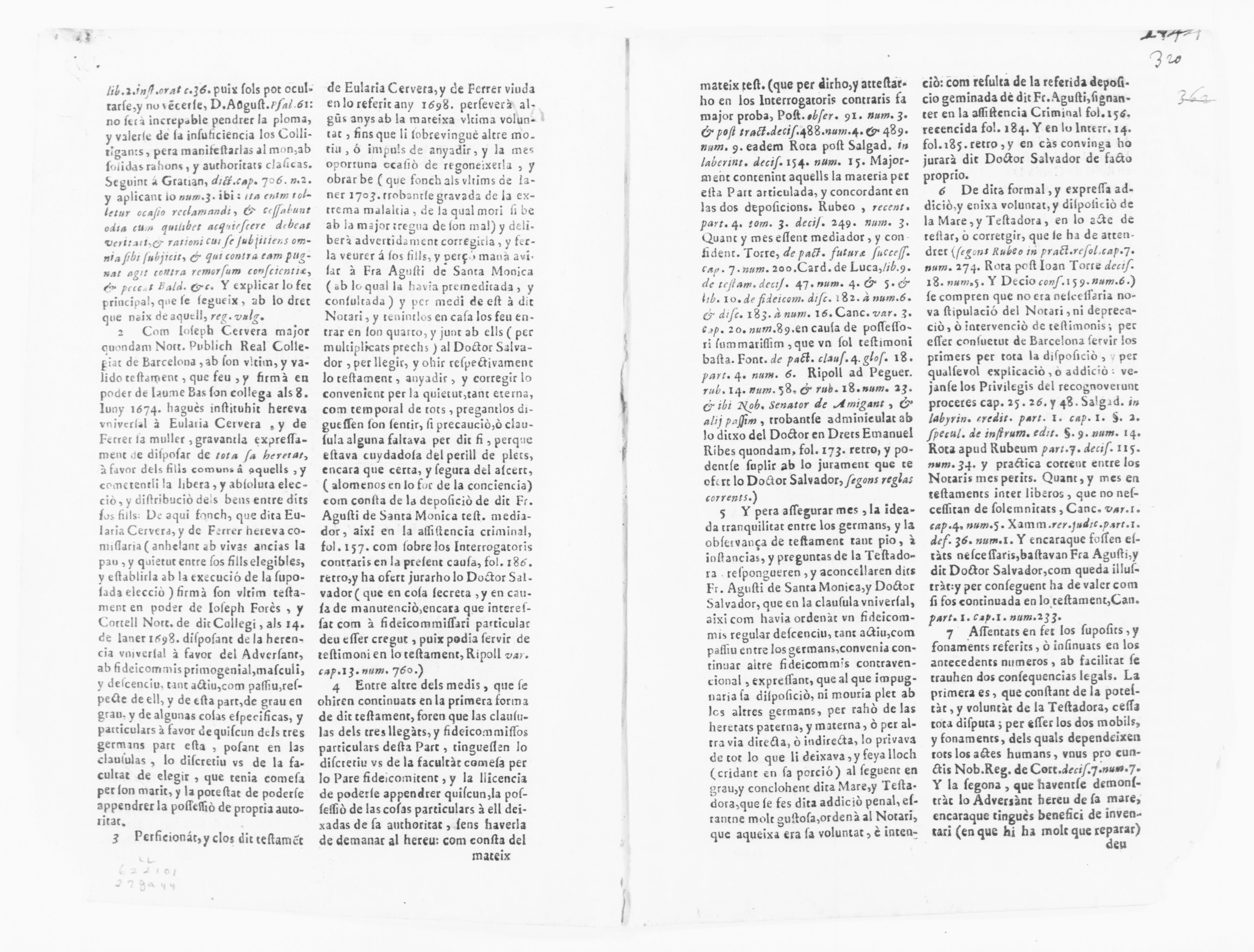 Scanned image of the current content page