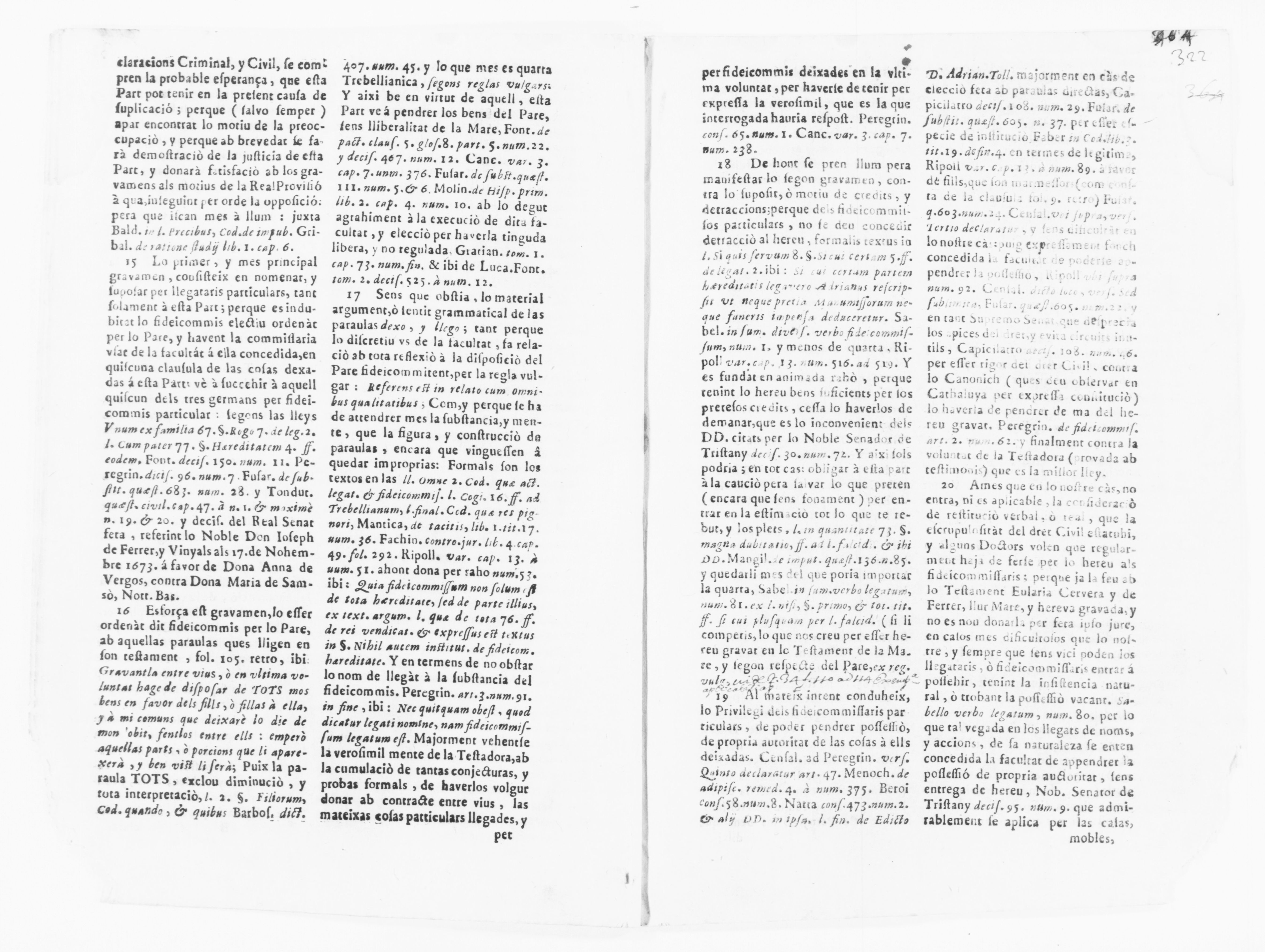 Scanned image of the current content page