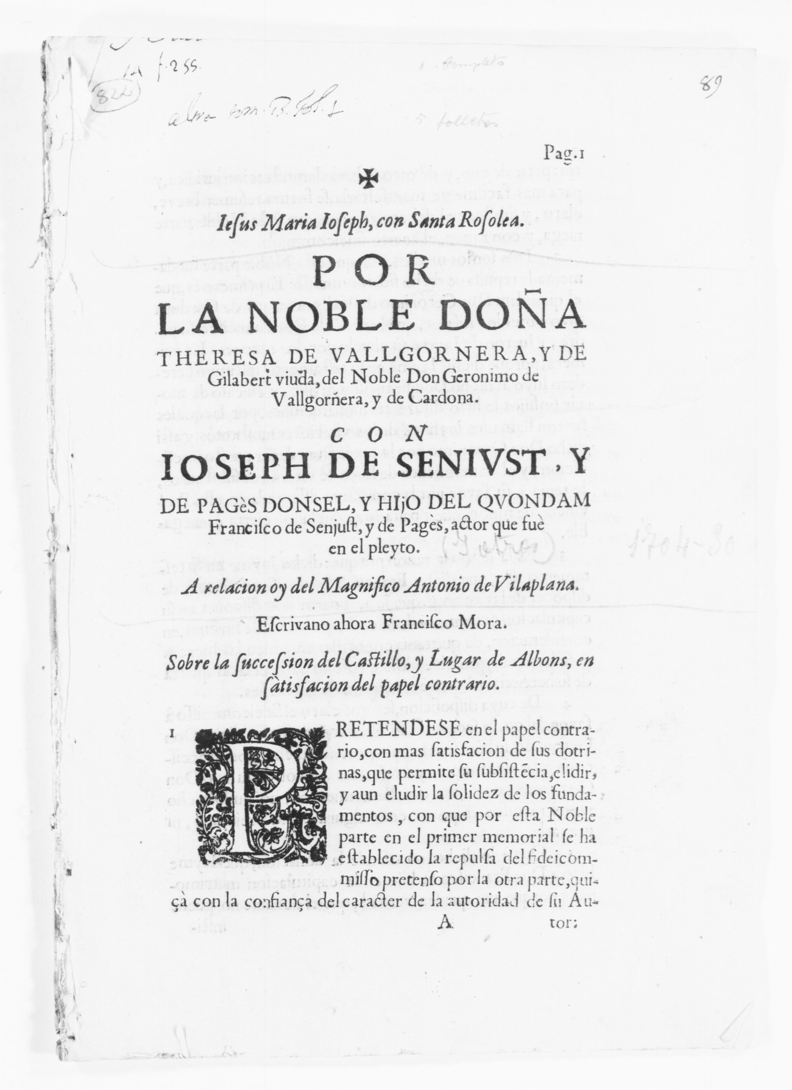 Scanned image of the current content page