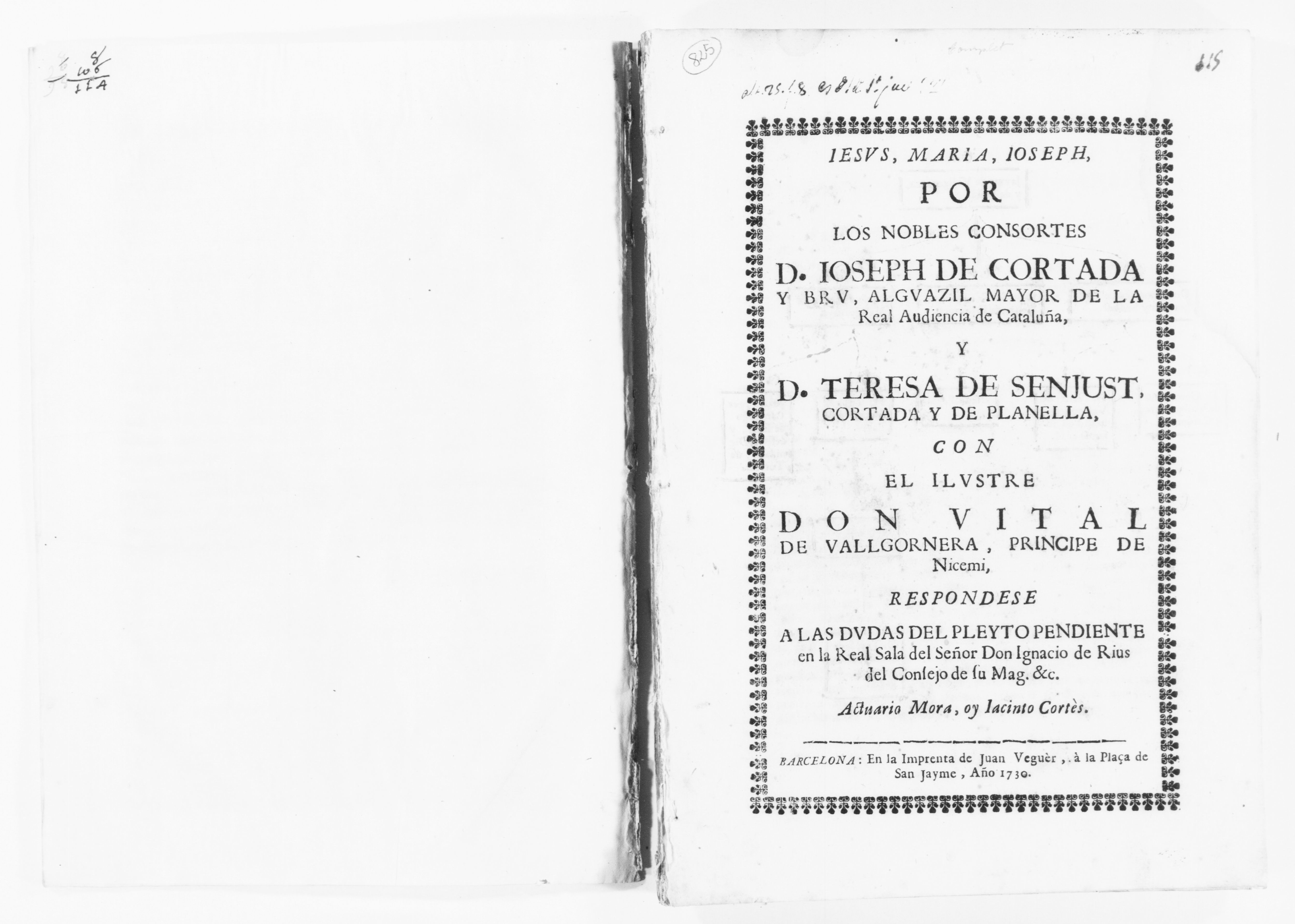 Scanned image of the current content page