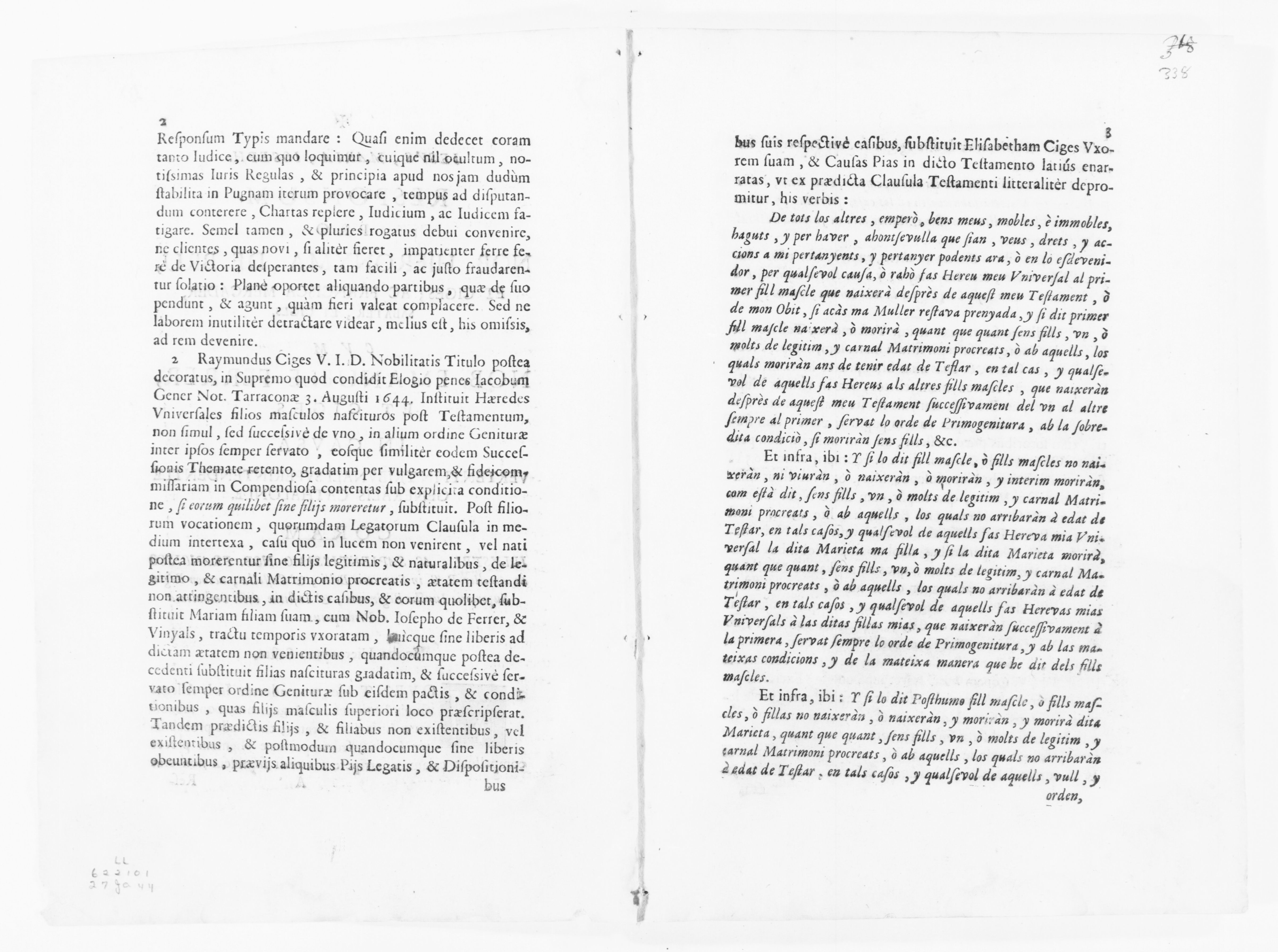 Scanned image of the current content page