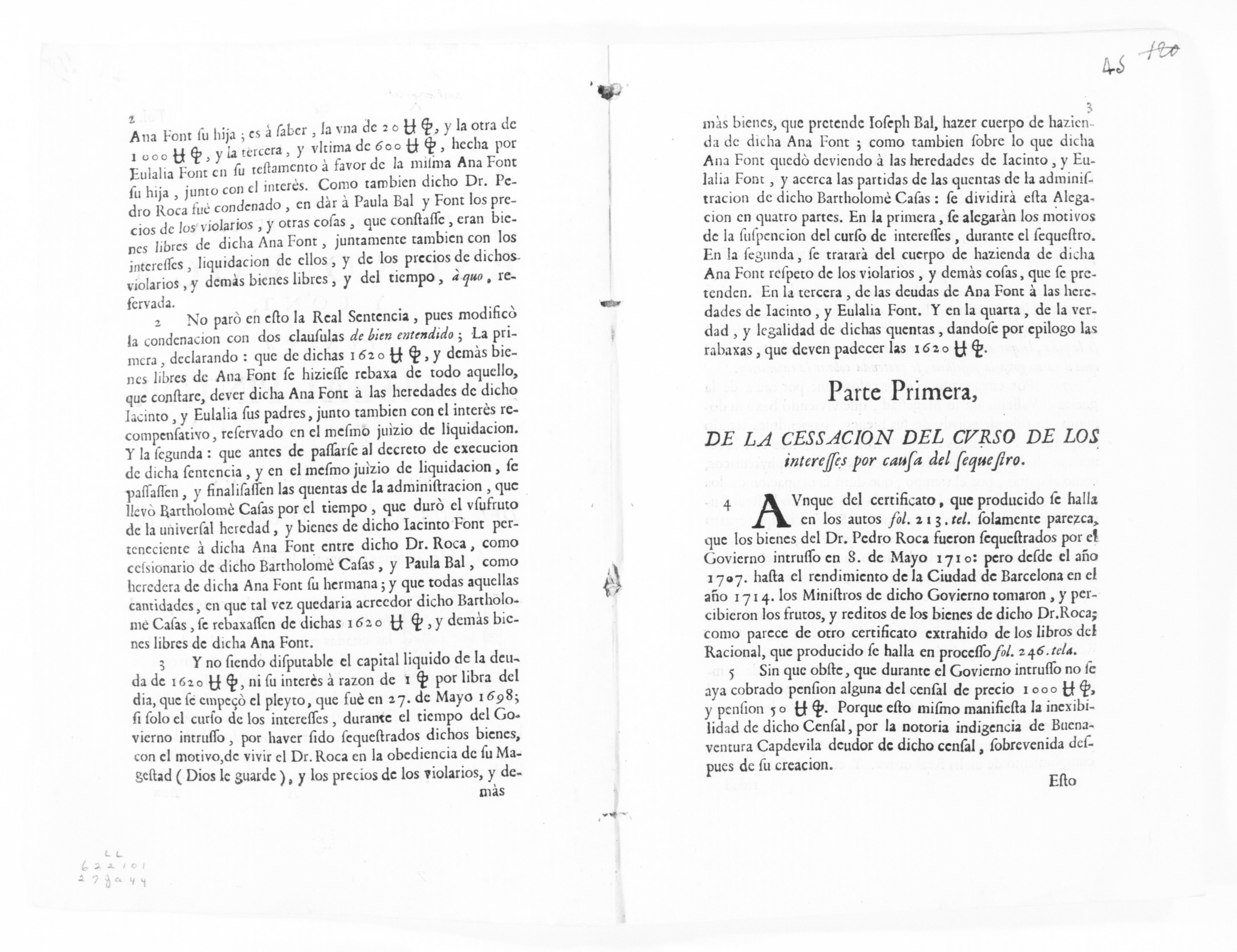 Scanned image of the current content page