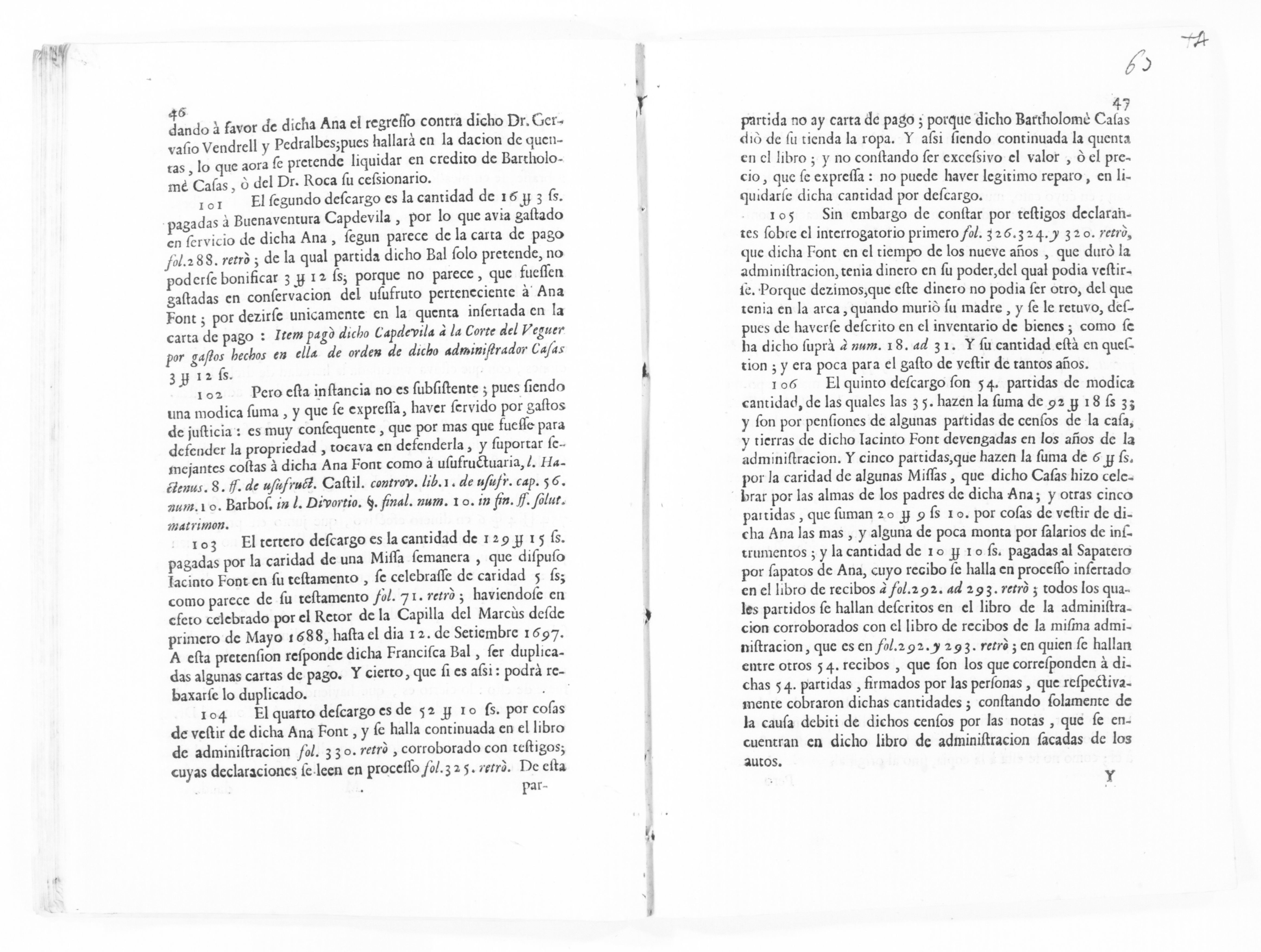 Scanned image of the current content page