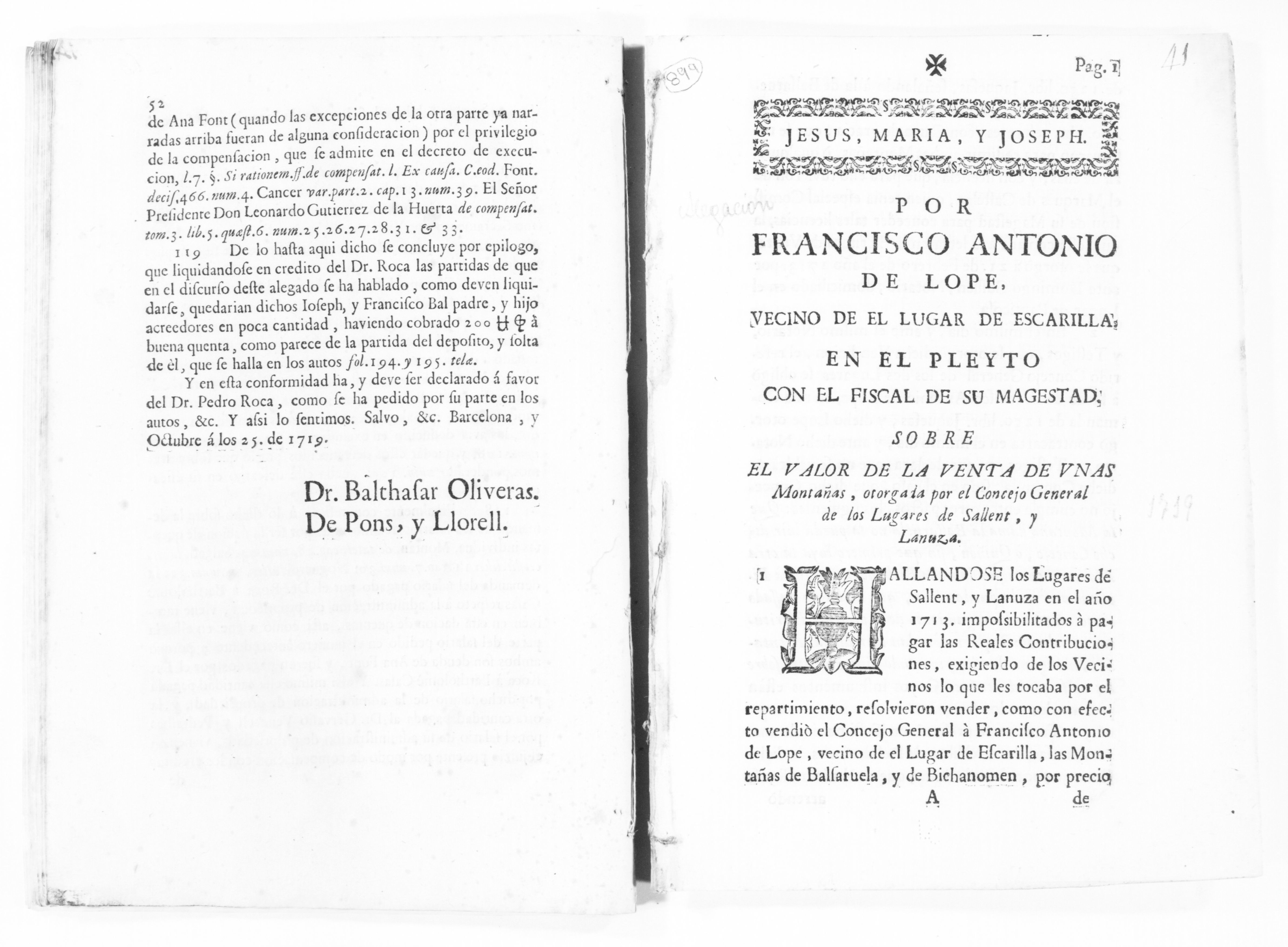 Scanned image of the current content page