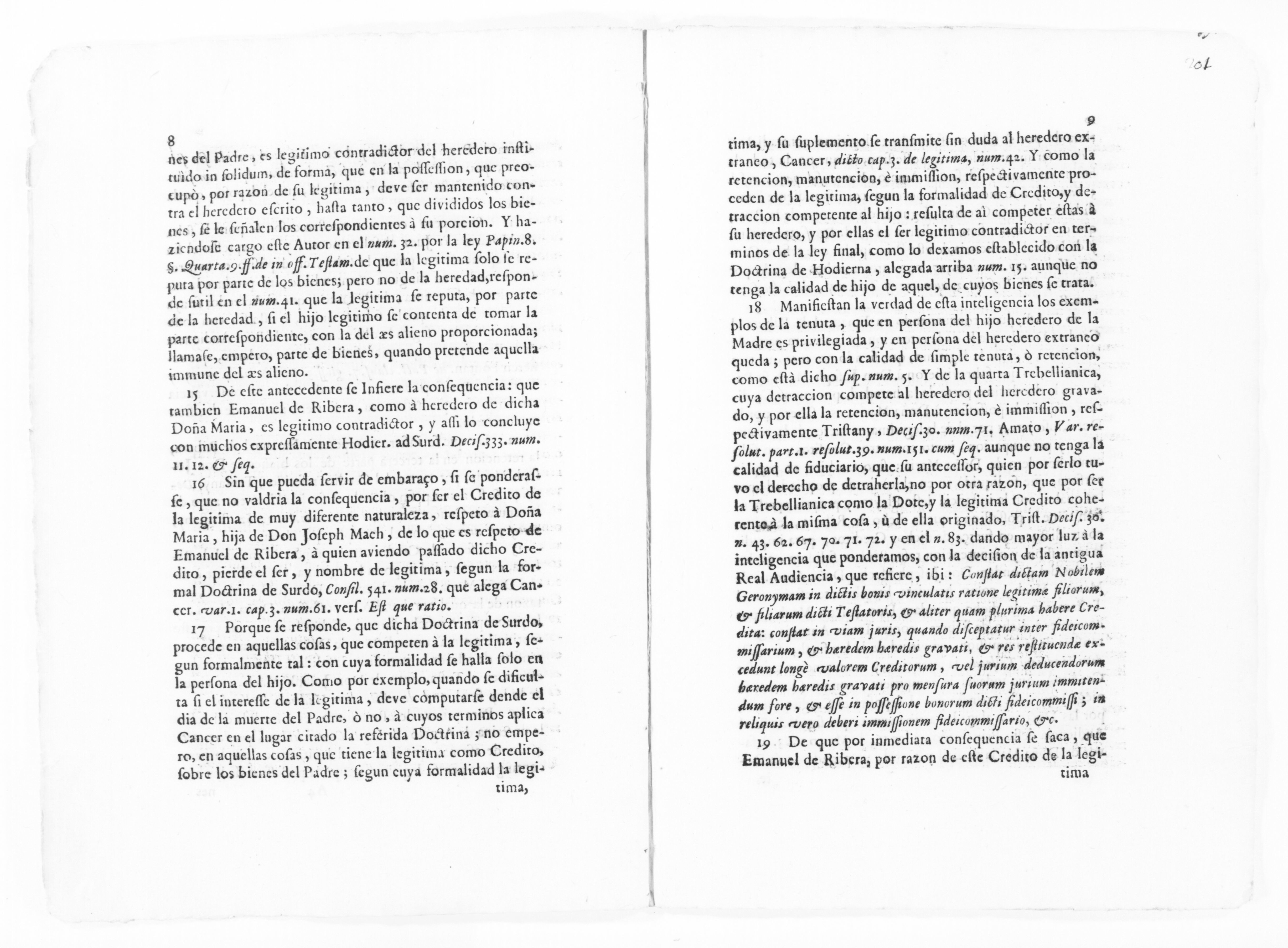 Scanned image of the current content page