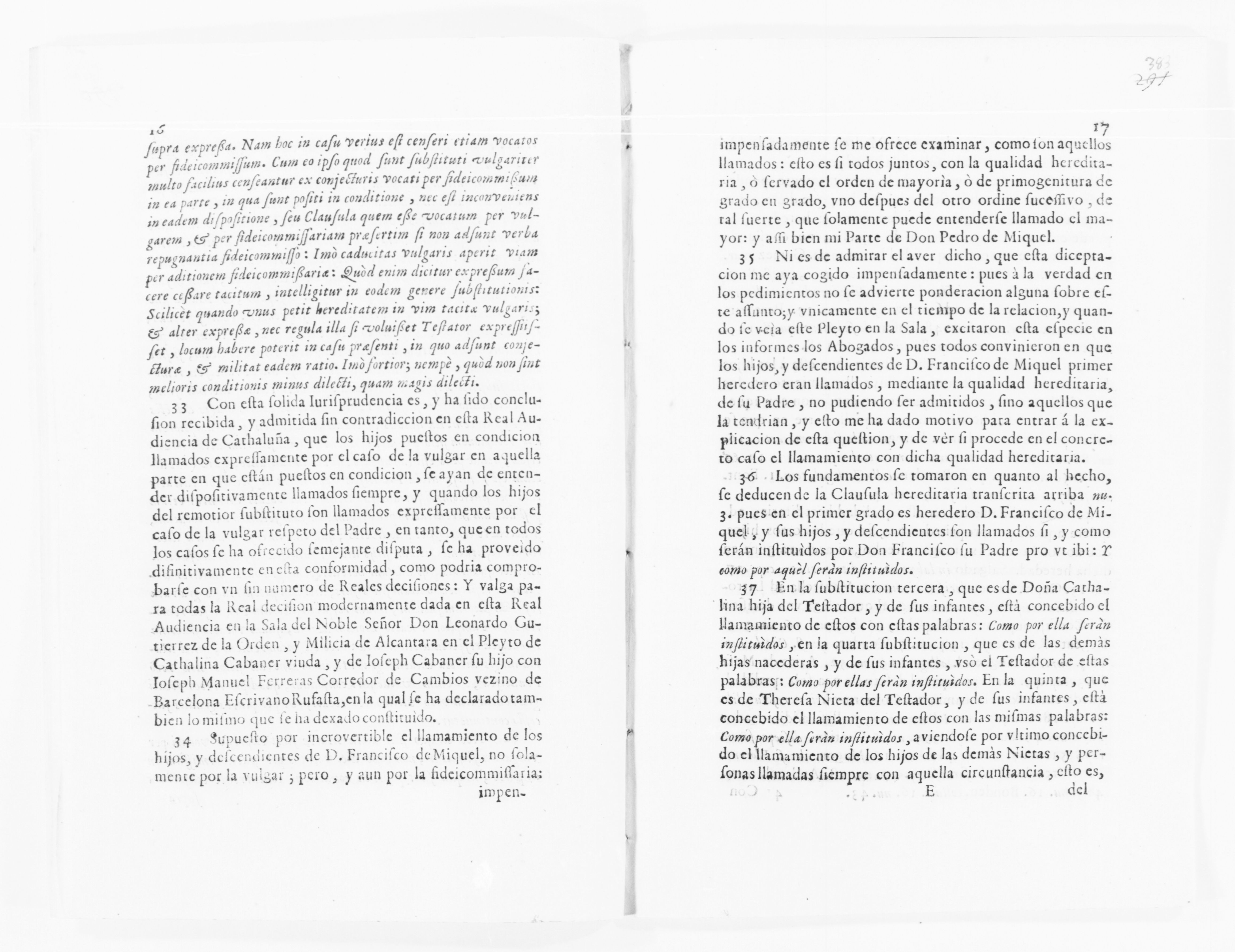 Scanned image of the current content page