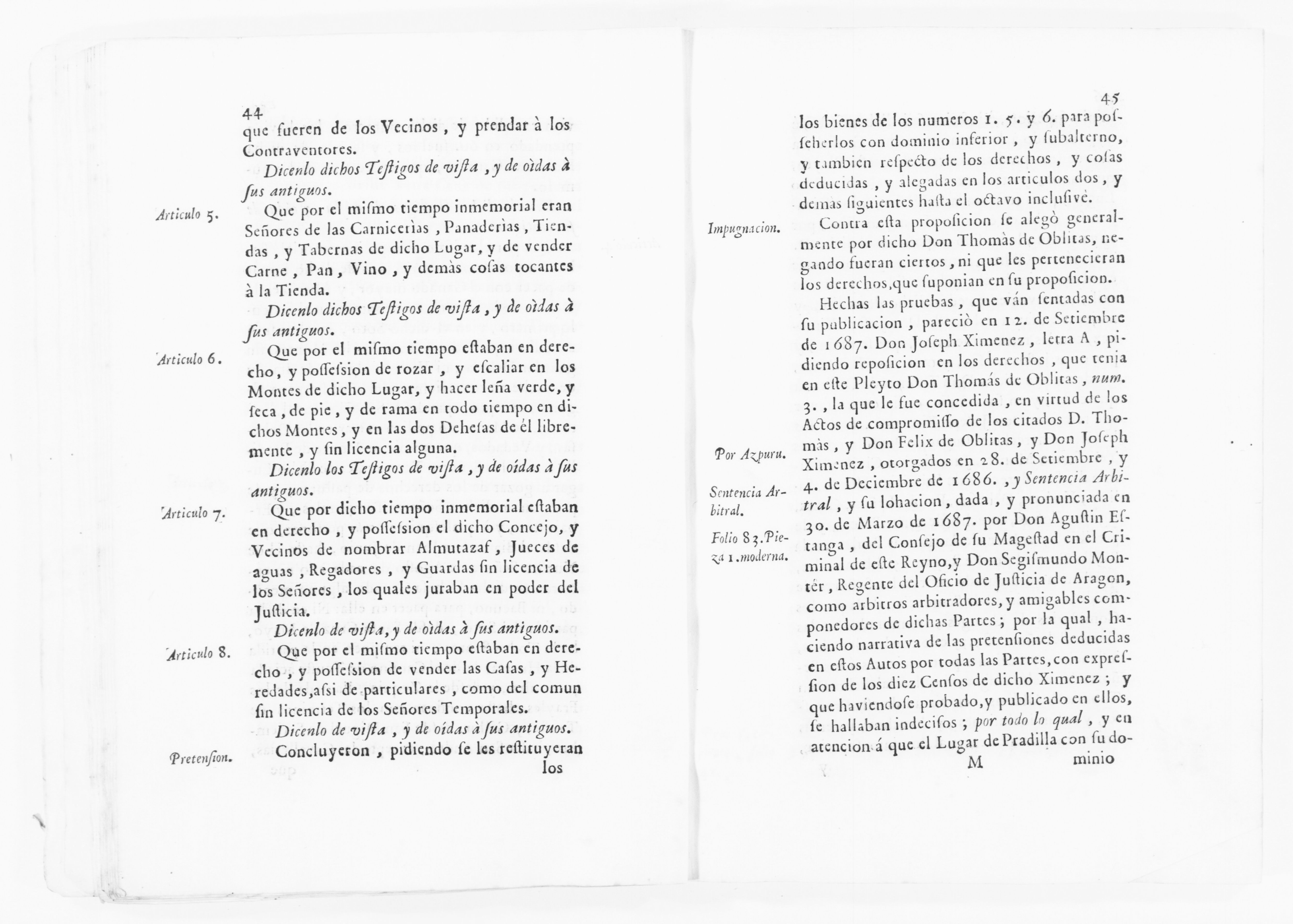 Scanned image of the current content page