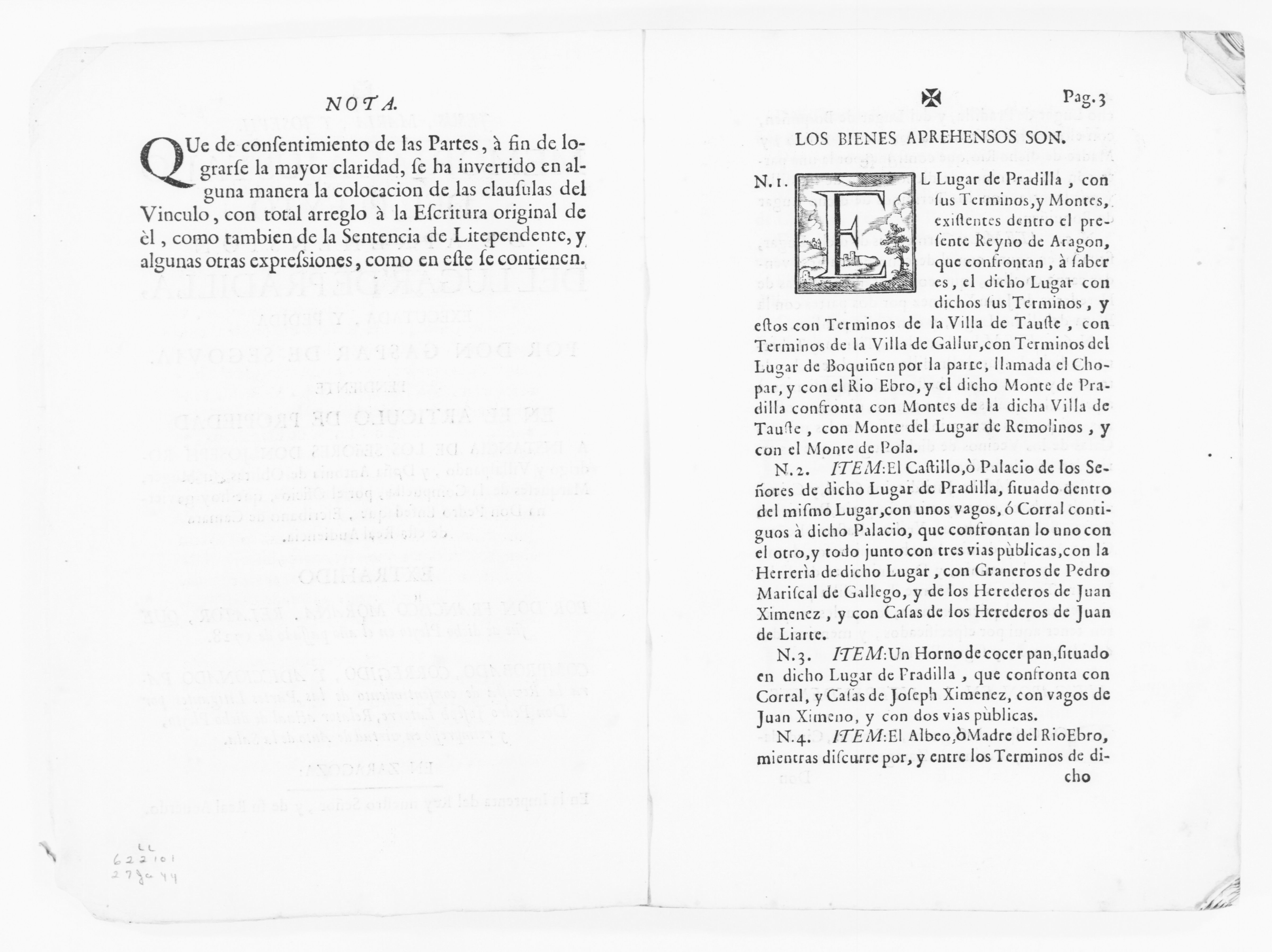 Scanned image of the current content page