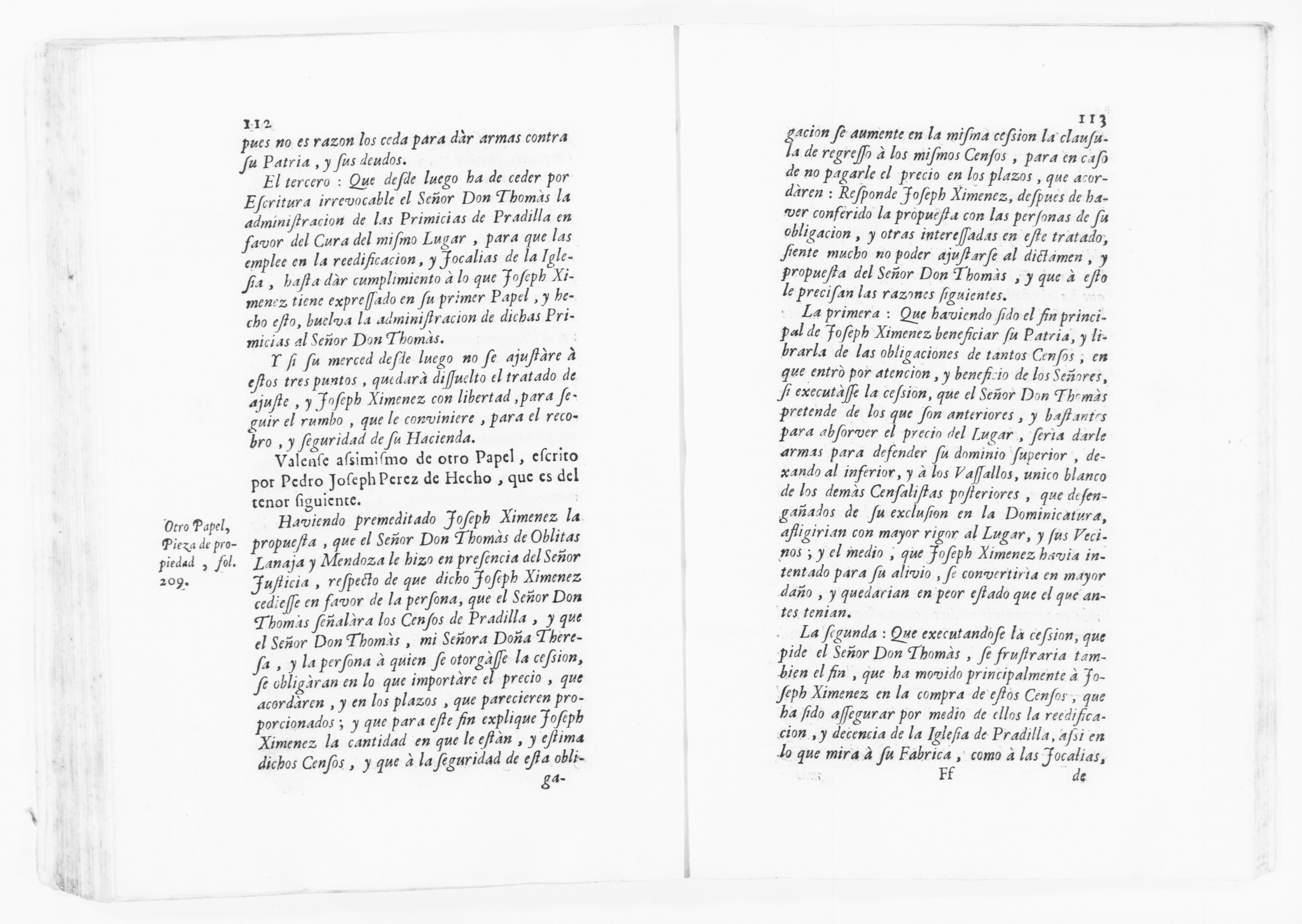 Scanned image of the current content page