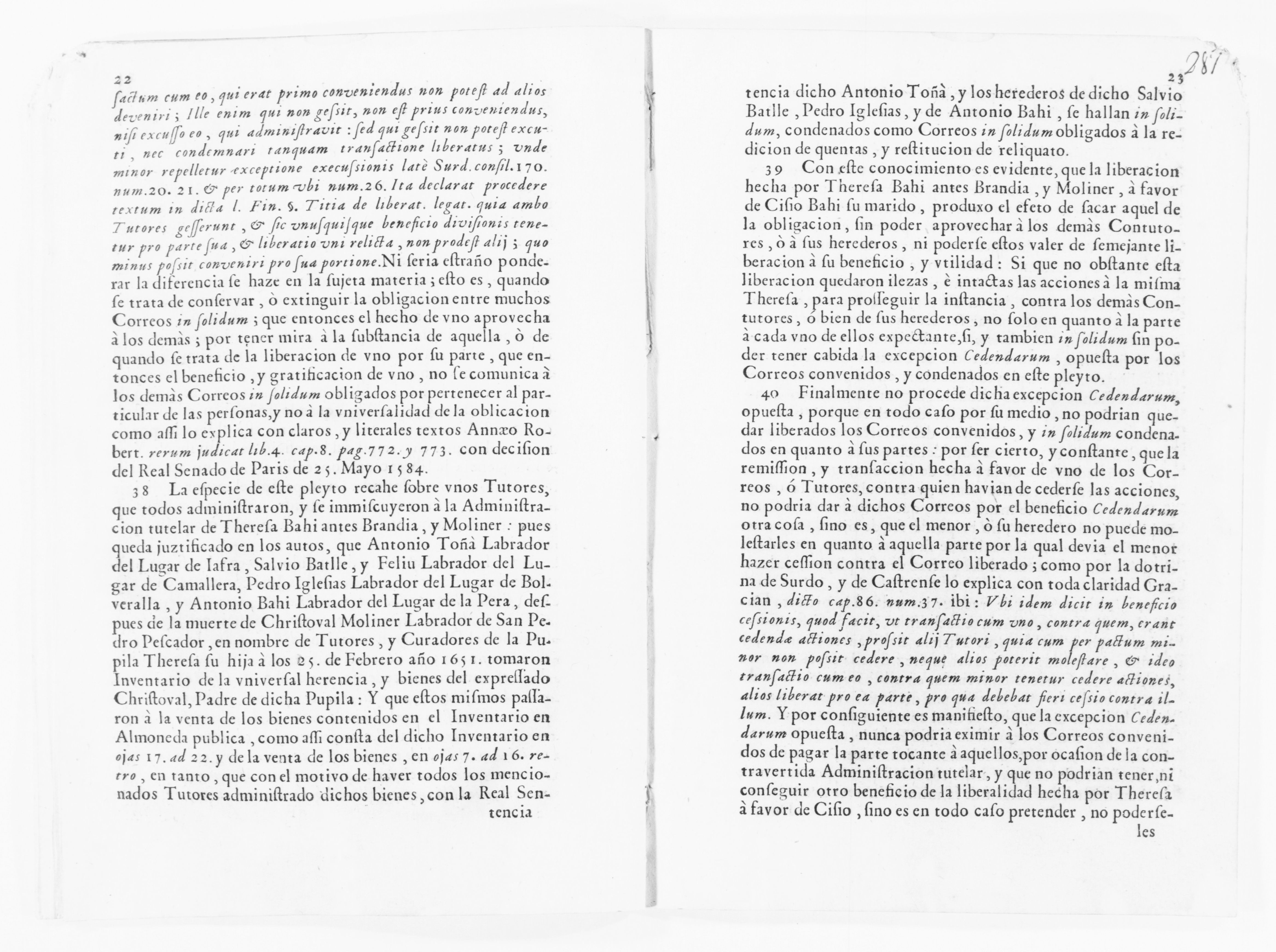 Scanned image of the current content page