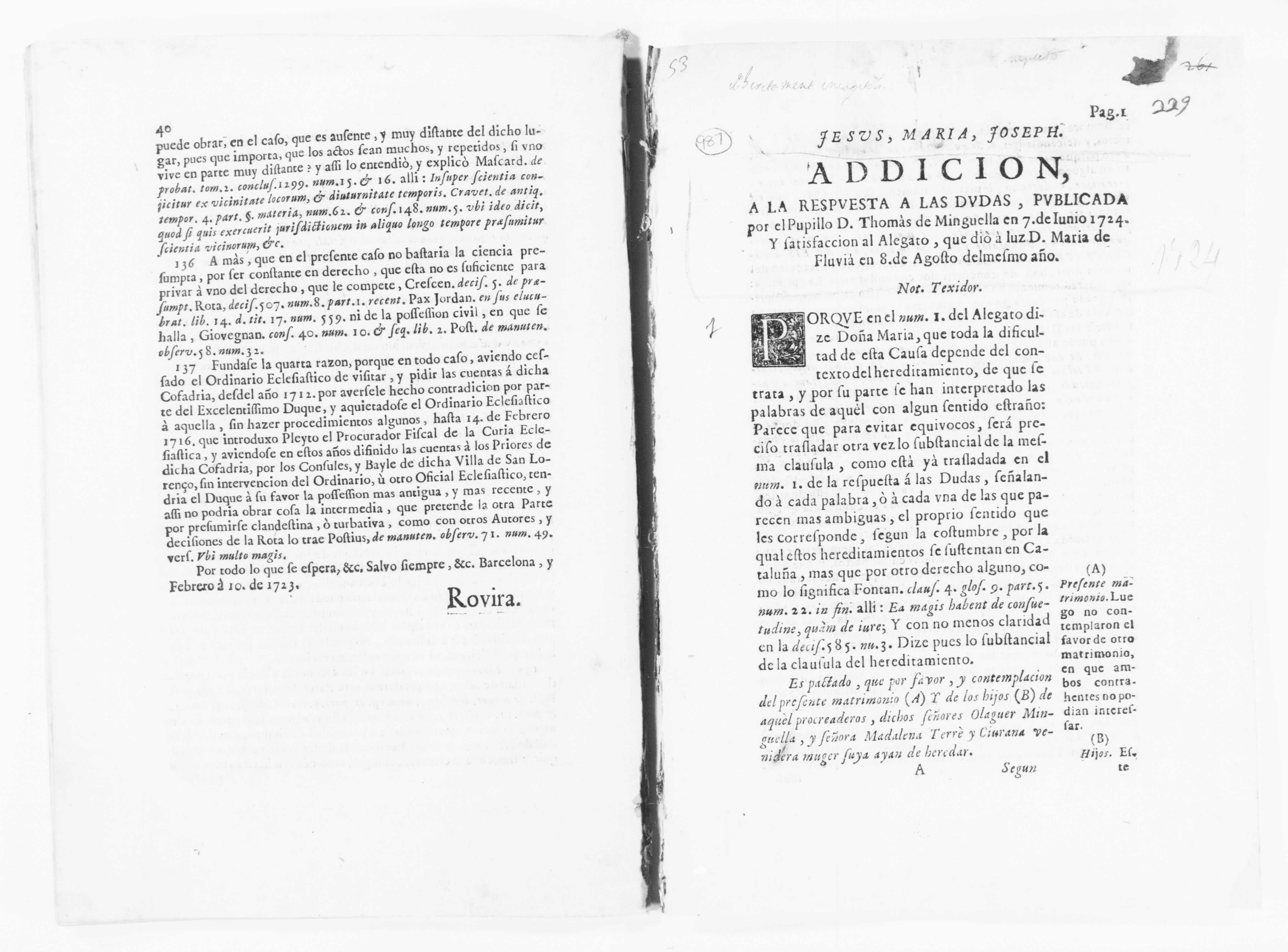 Scanned image of the current content page
