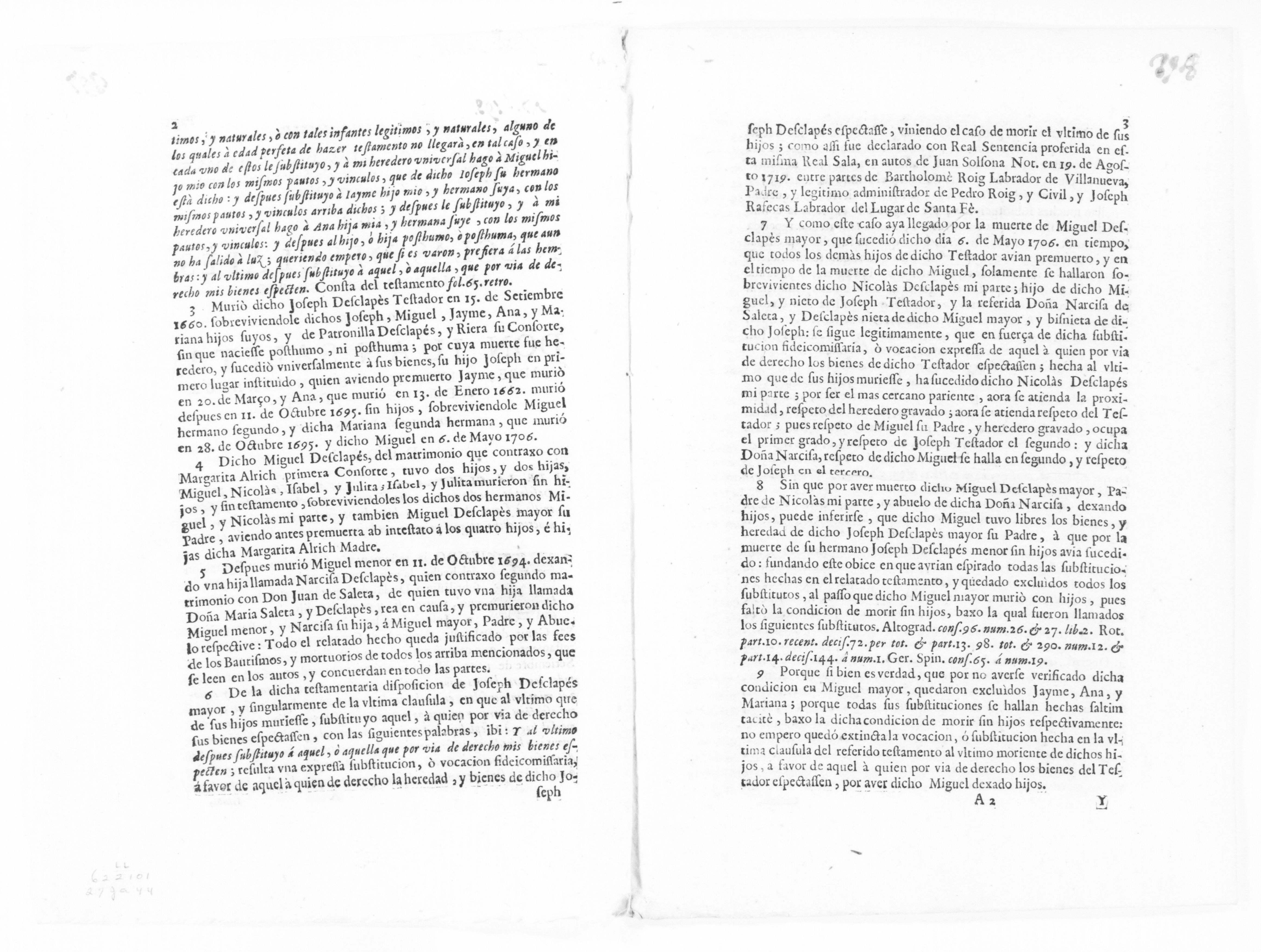 Scanned image of the current content page