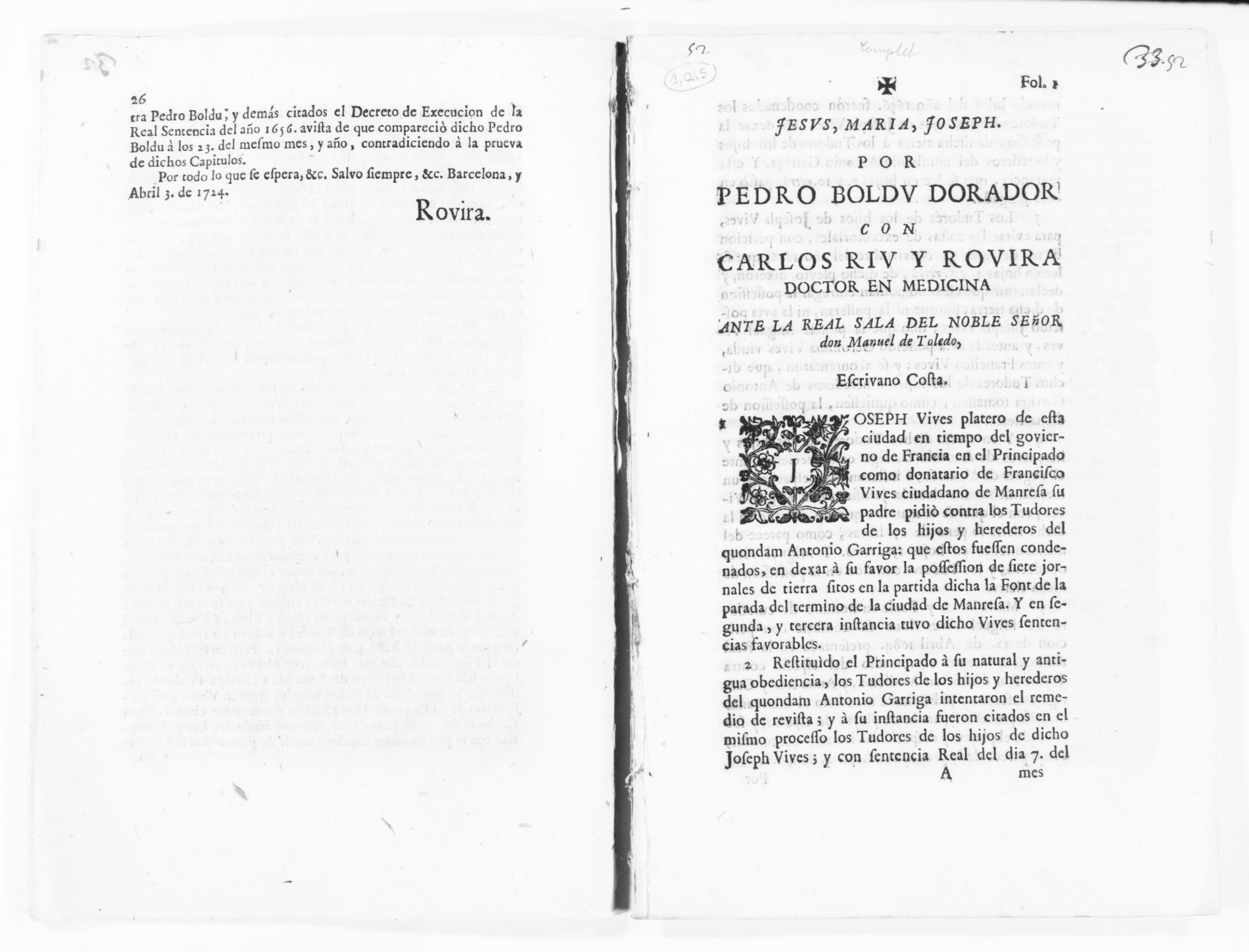 Scanned image of the current content page