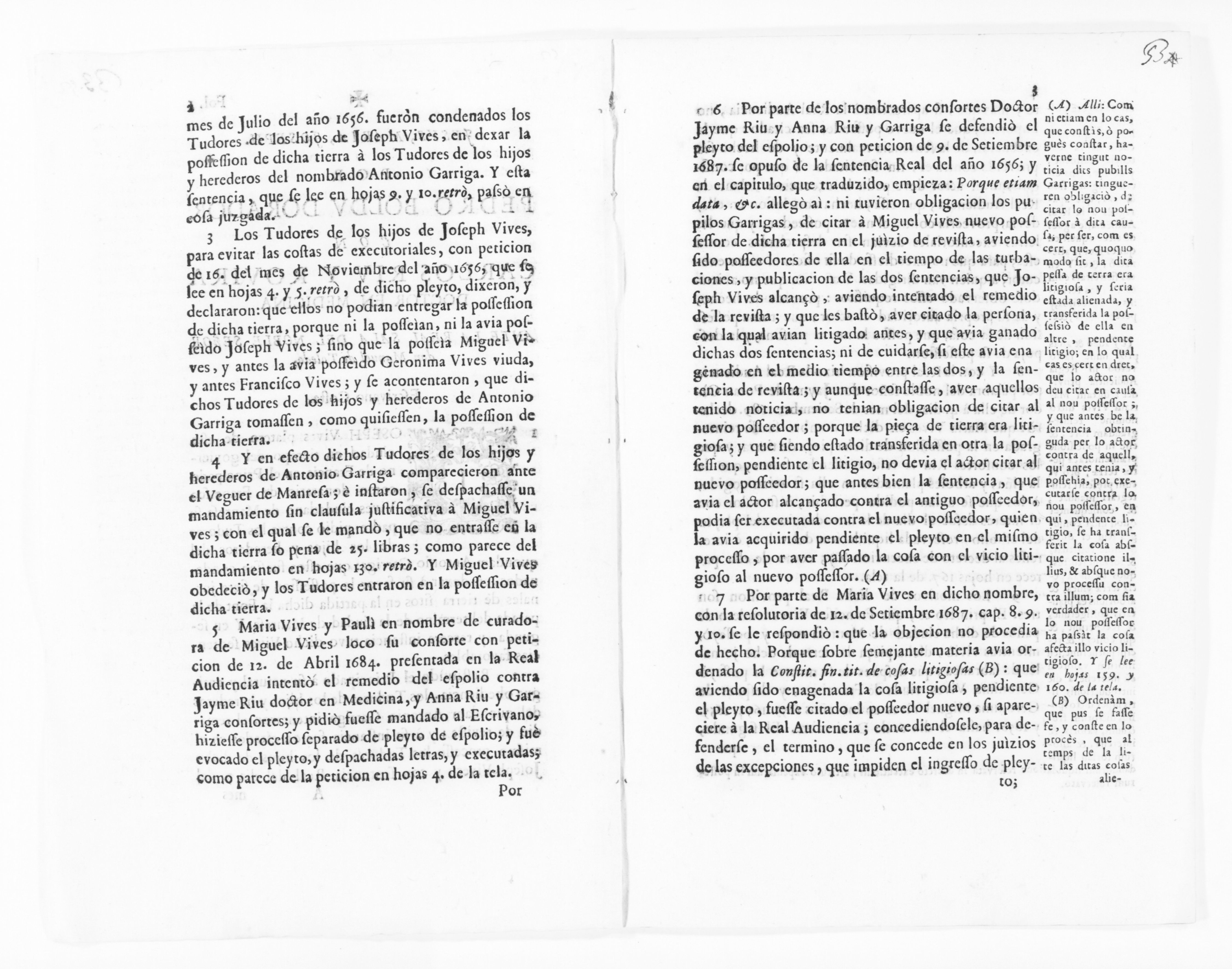 Scanned image of the current content page