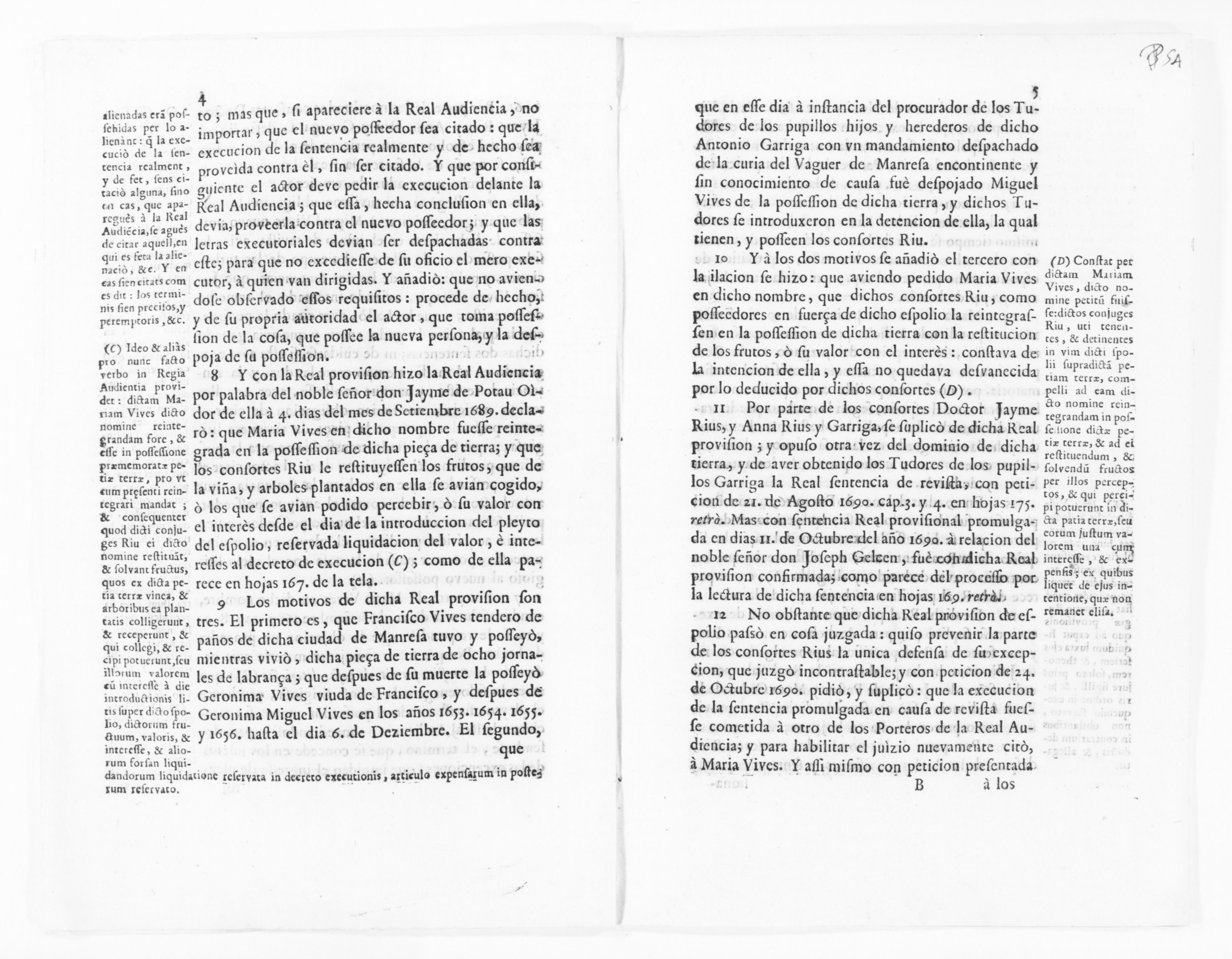 Scanned image of the current content page