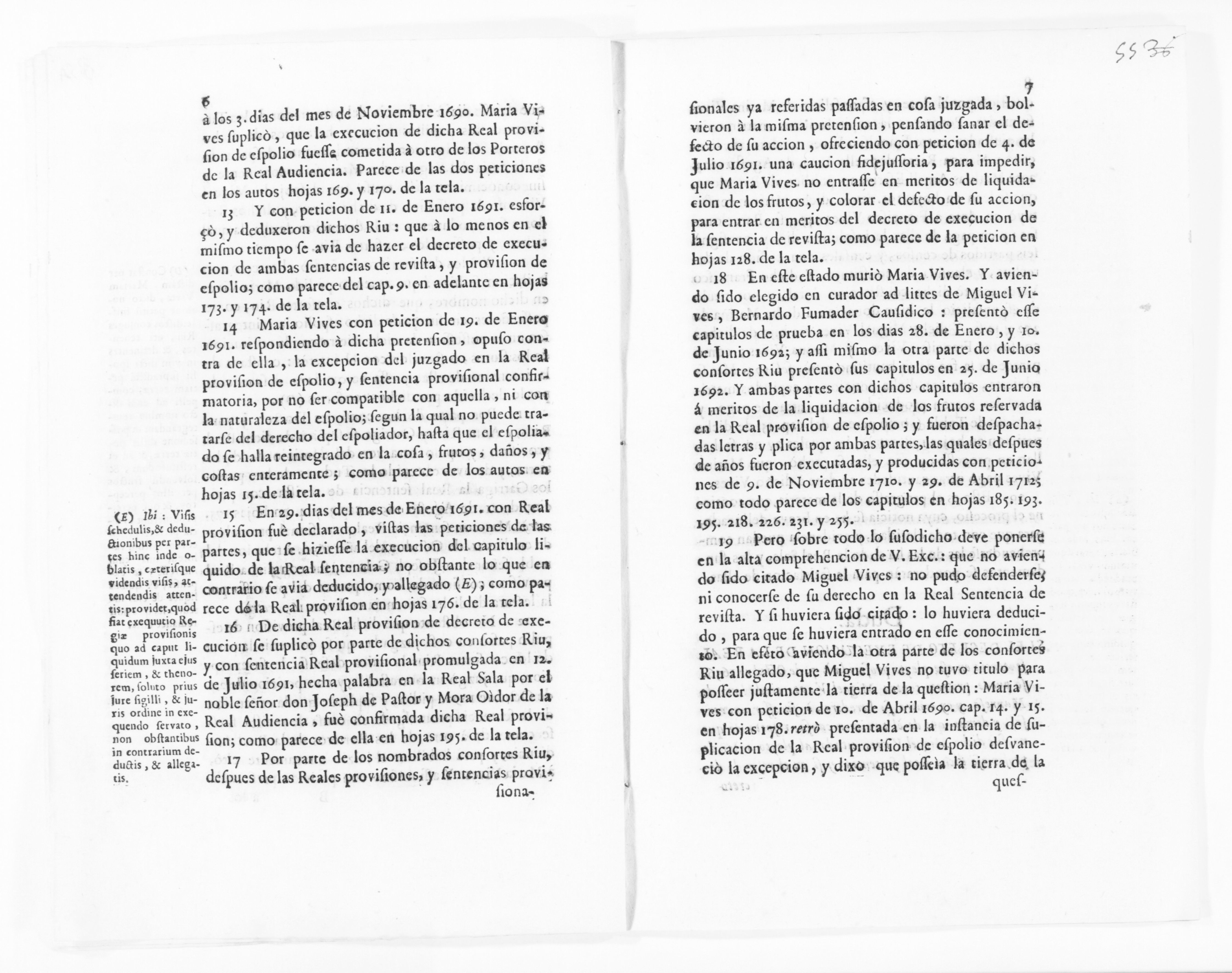 Scanned image of the current content page